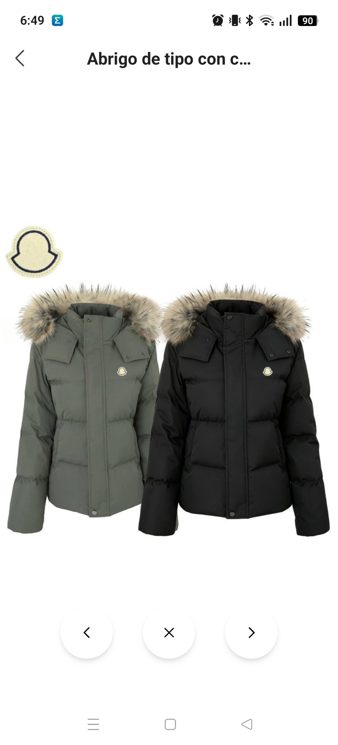Abrigo Moncler 51.18€‼ ✨