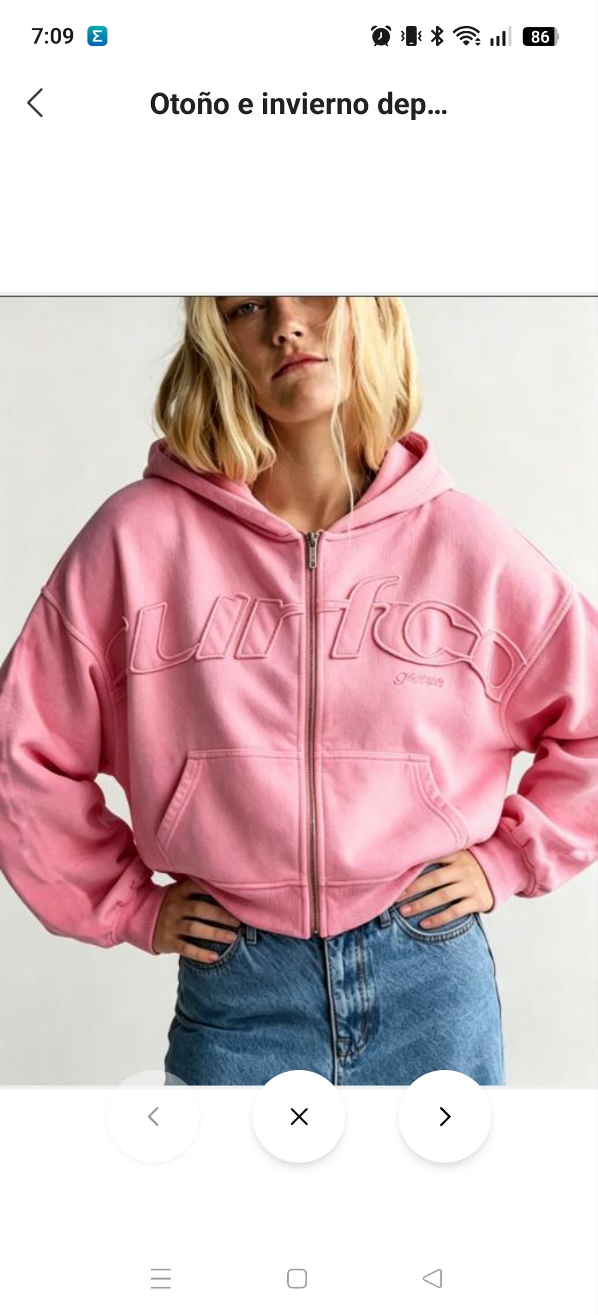 Sudadera zip Ghanda Clothing 23.89€‼ ✨