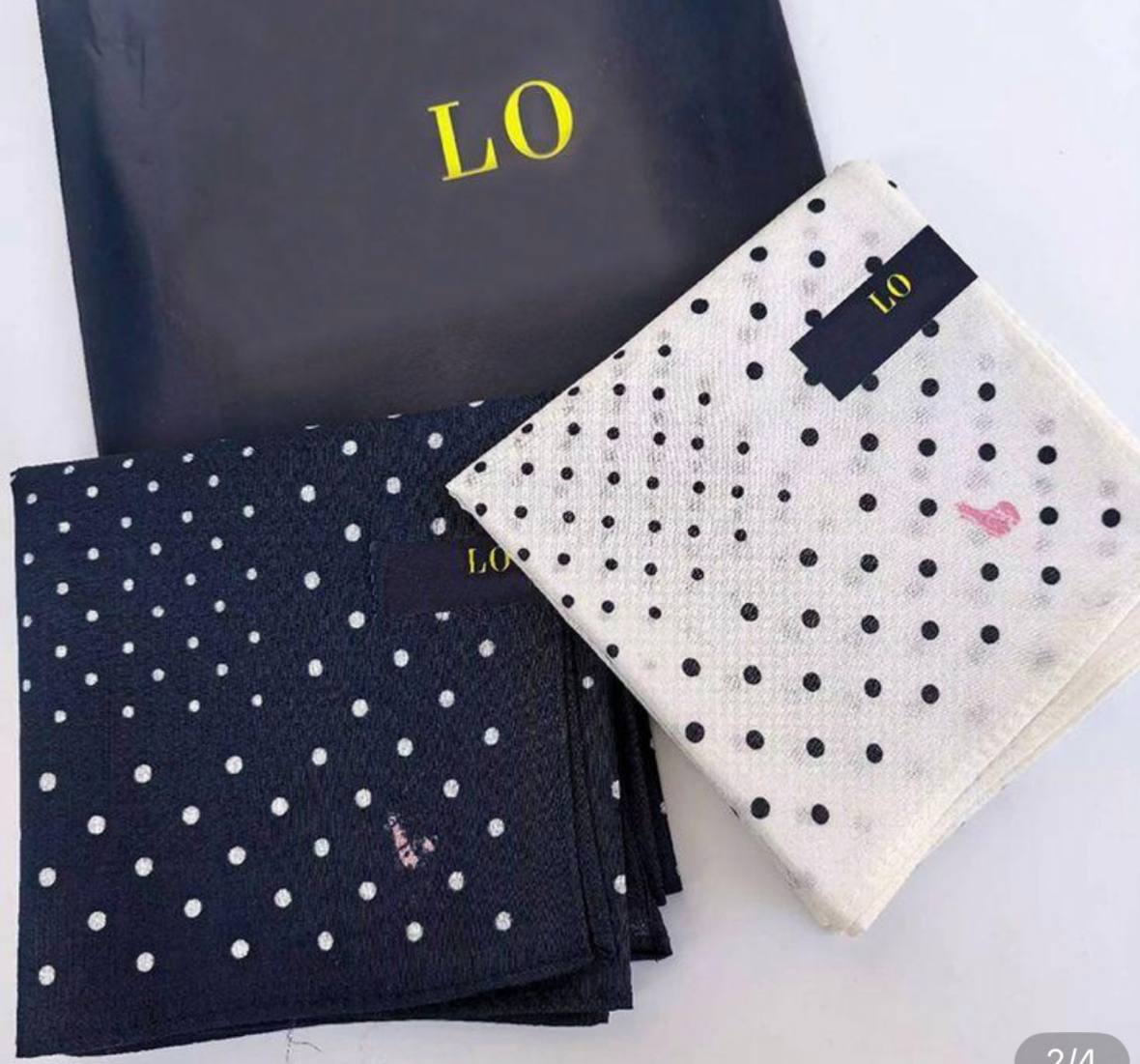 Pañuelo Polo RL polka dots ✨
