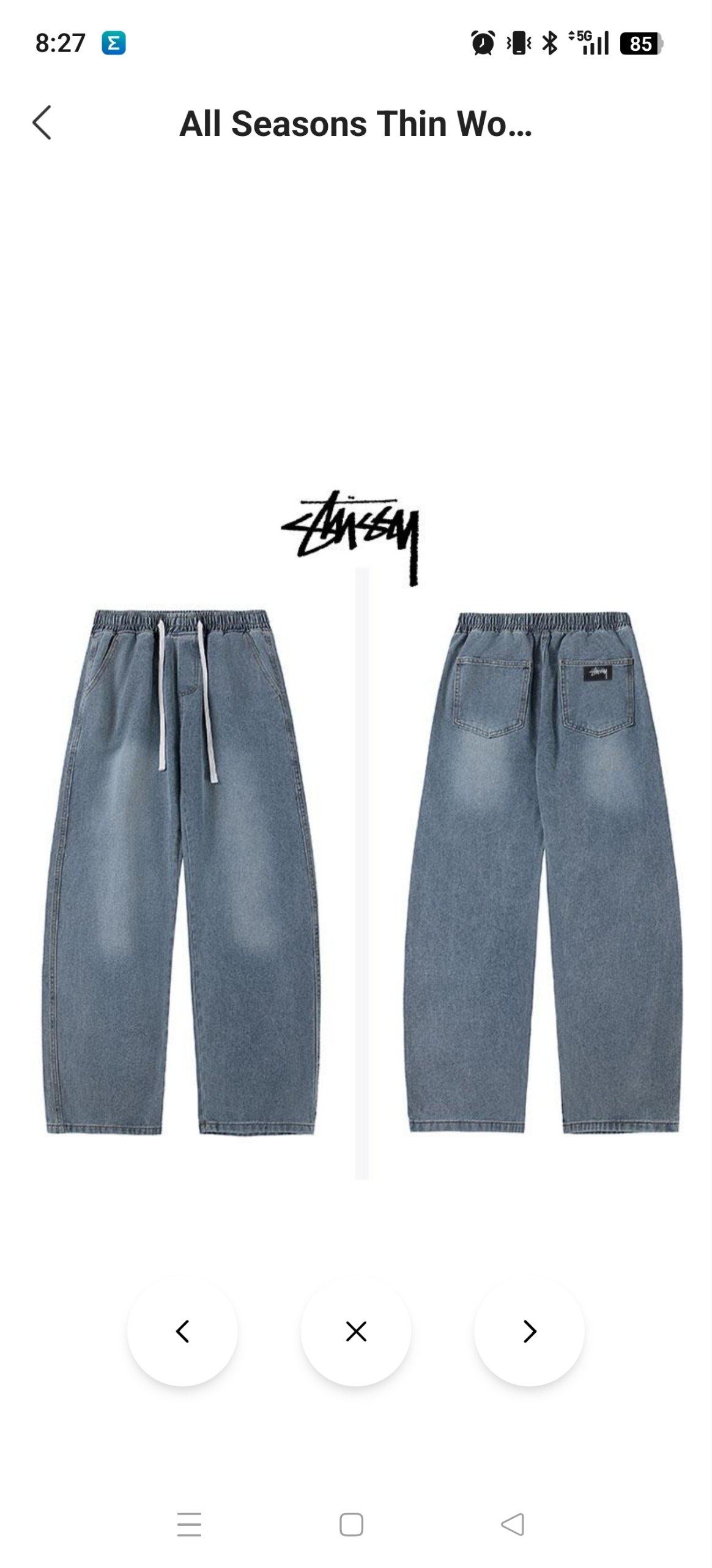 Pantalón vaquero Stussy 24.82€‼ ✨