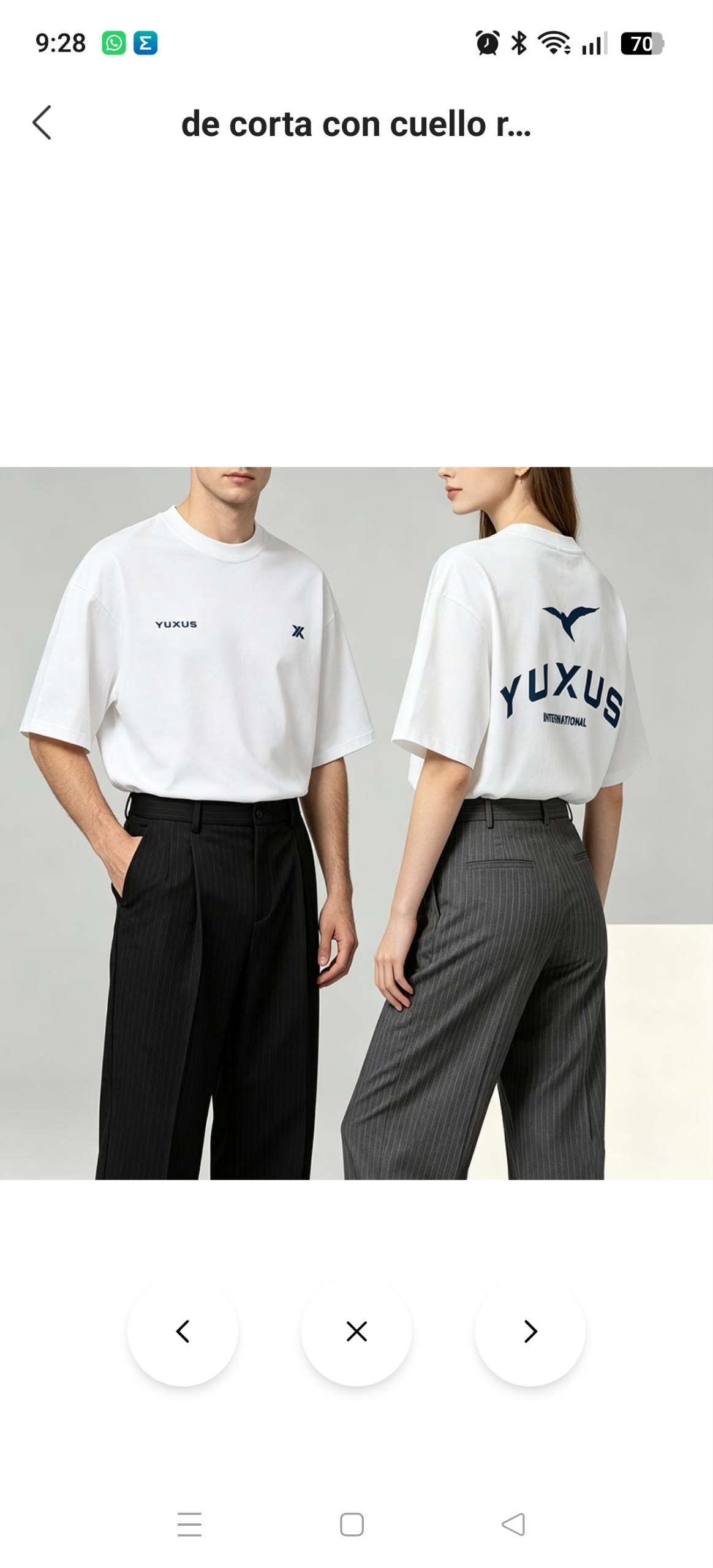 Camiseta Yuxus 8.61€‼ ✨