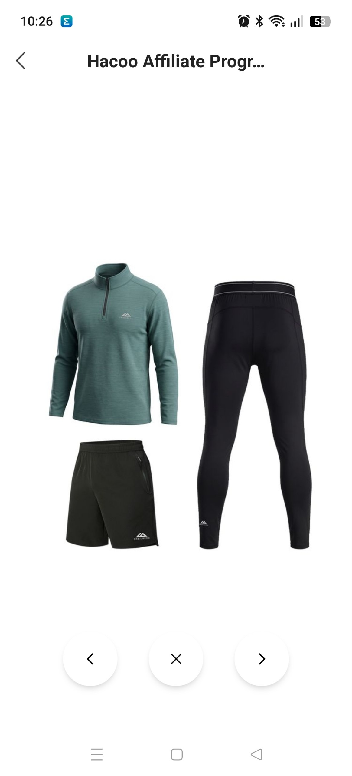 Conjunto deportivo Trailberg 30.35€‼ ✨