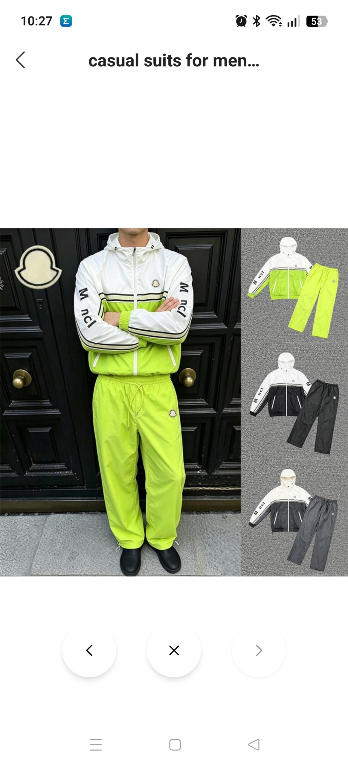 Chándal Moncler 65.56€‼ ✨