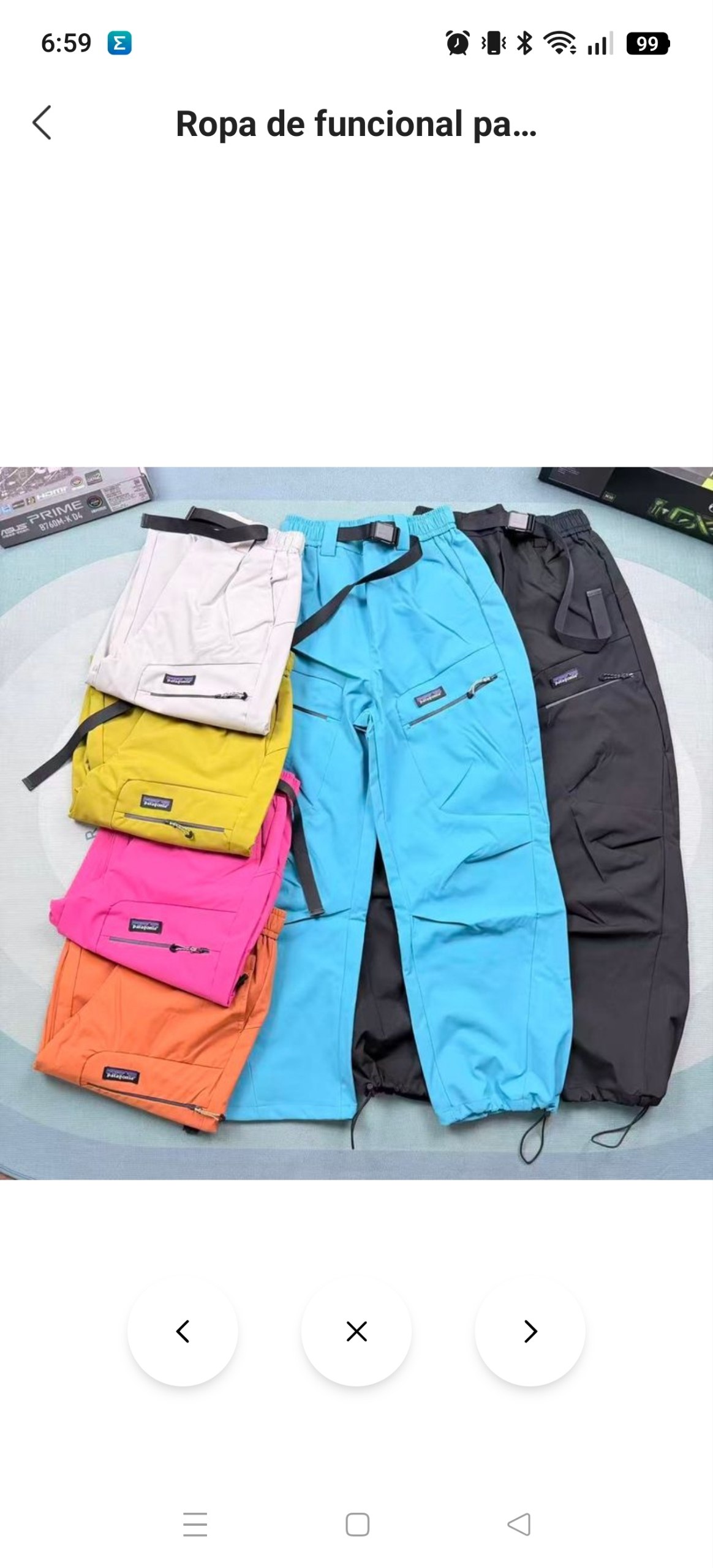 Pantalón montaña Patagonia 29.62€‼ ✨