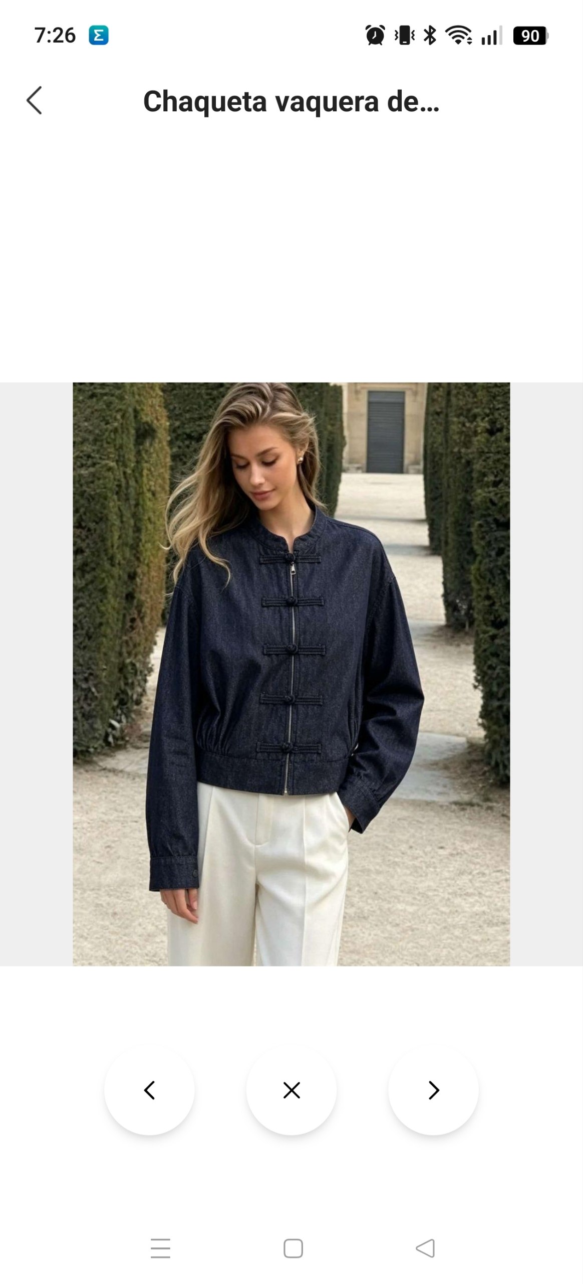 Chaqueta vaquera Zara ✨
