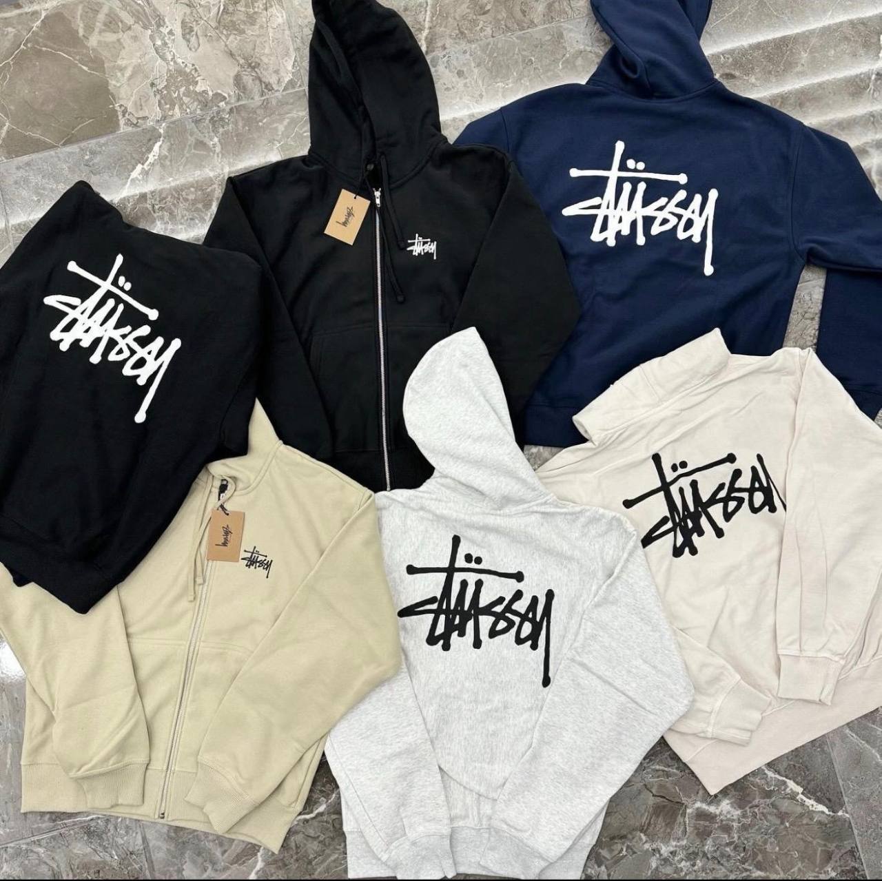 Sudadera Zip Stussy ✨
