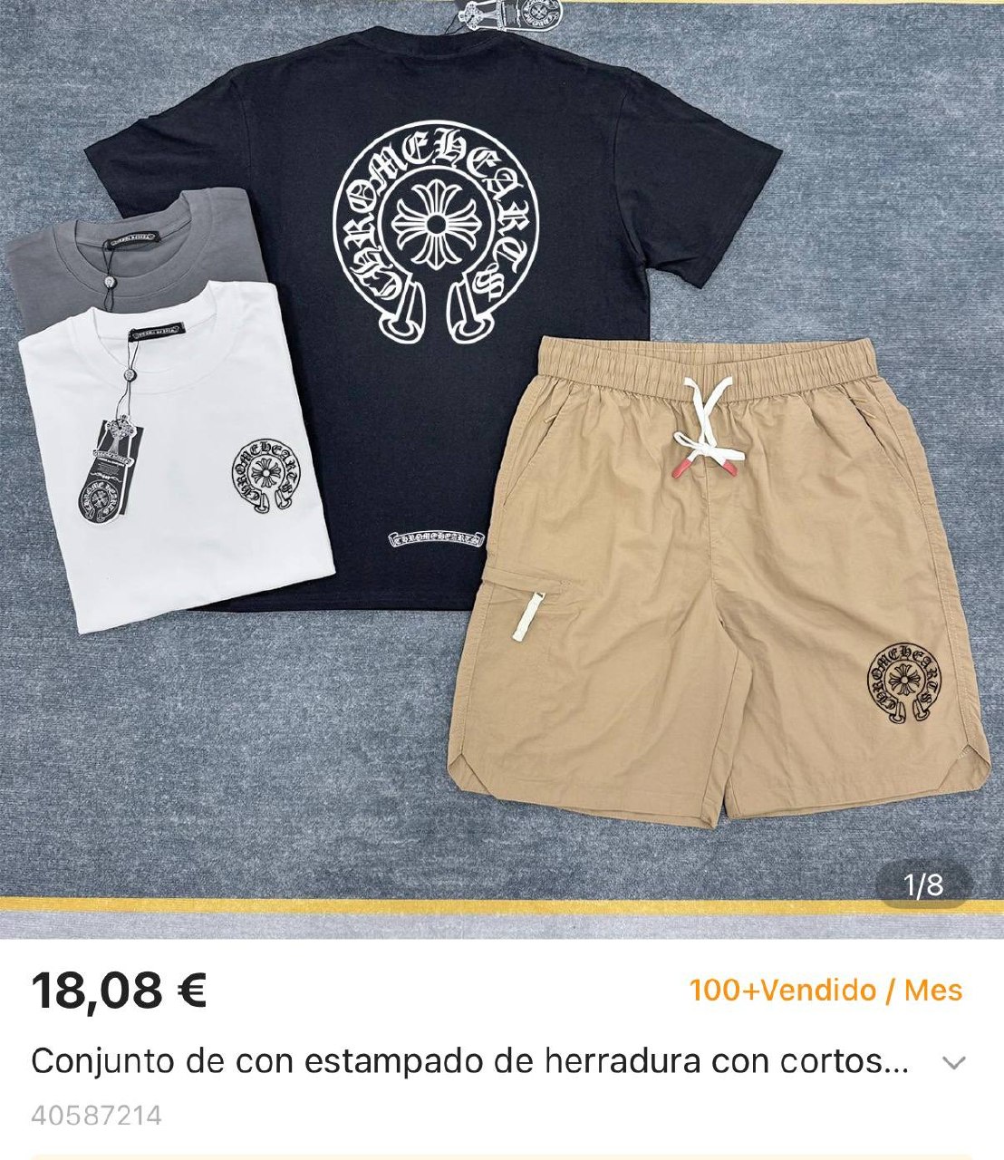 Conjunto CHROME HEARTS ✨