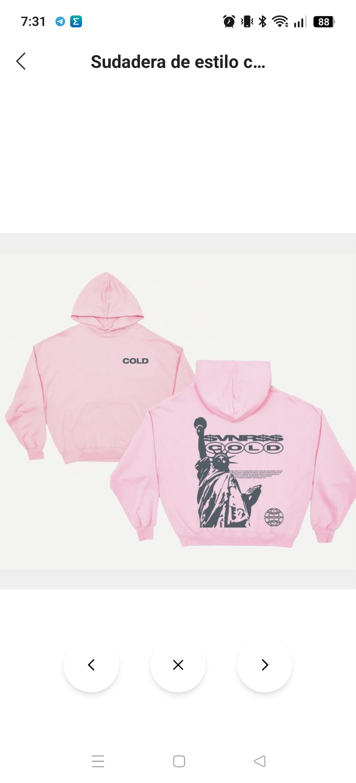 Sudadera Cold Culture 18.26€‼ ✨