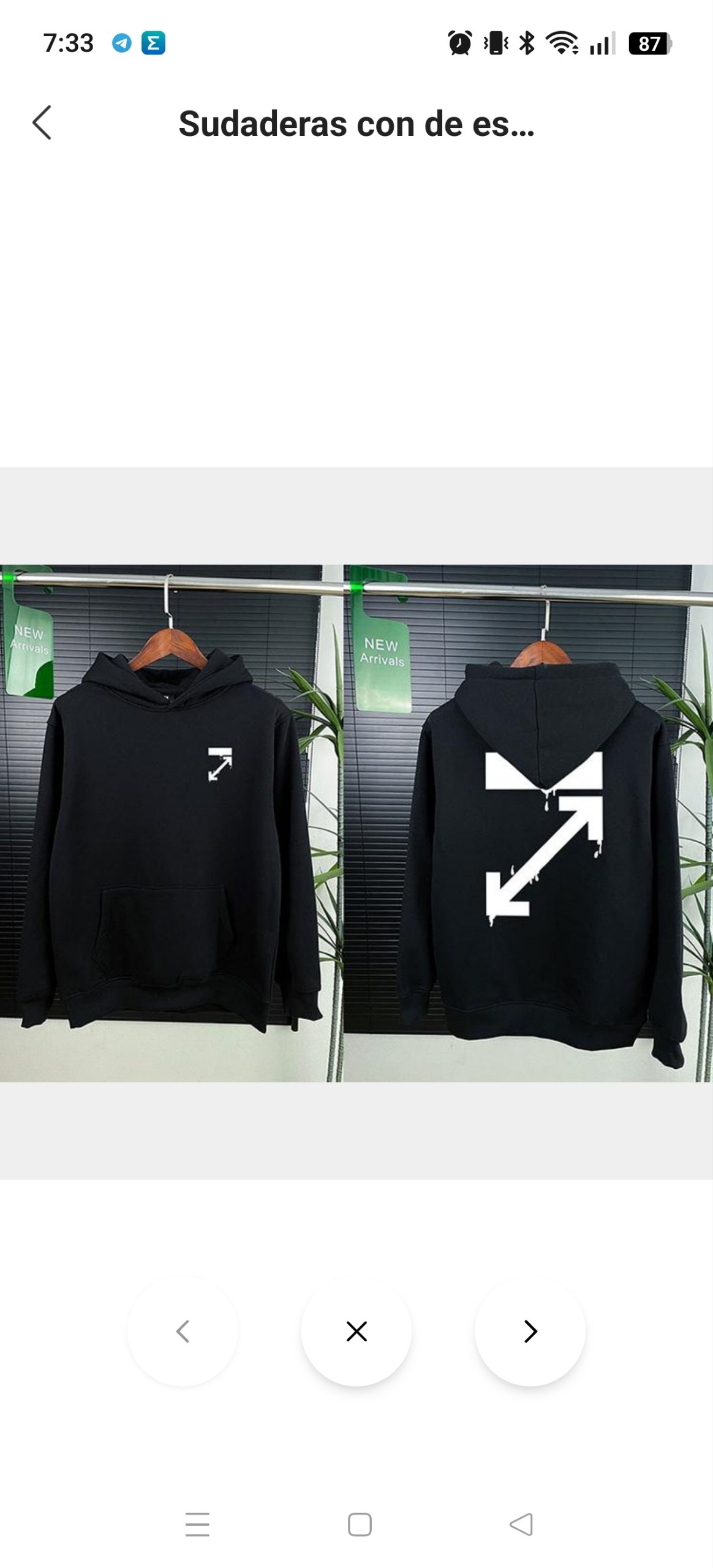 Sudadera Off White 16.41€‼ ✨