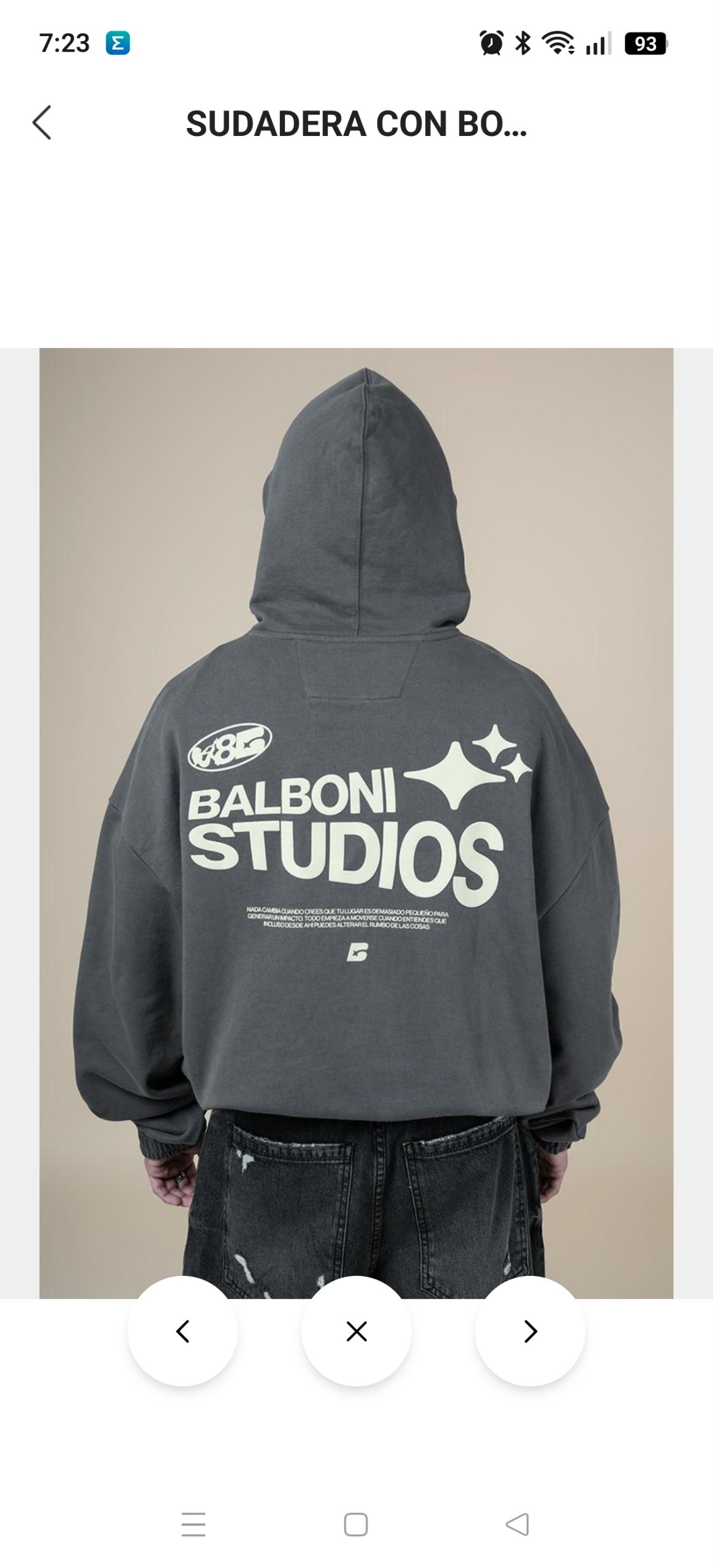 Sudadera Balboni Studios 14.40€‼ ✨