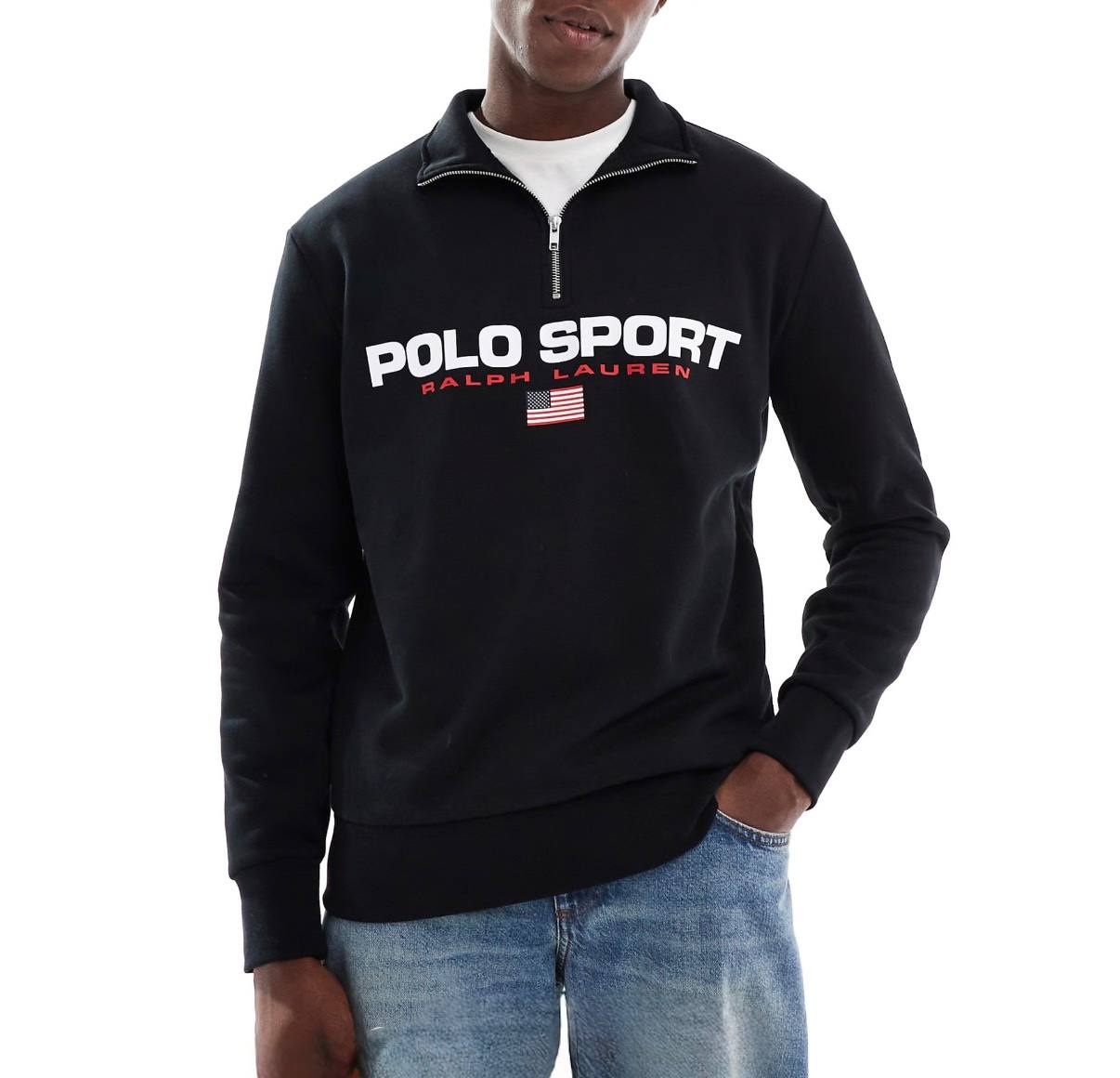 SUDADERA HALF ZIP RALPH LAUREN ✨
