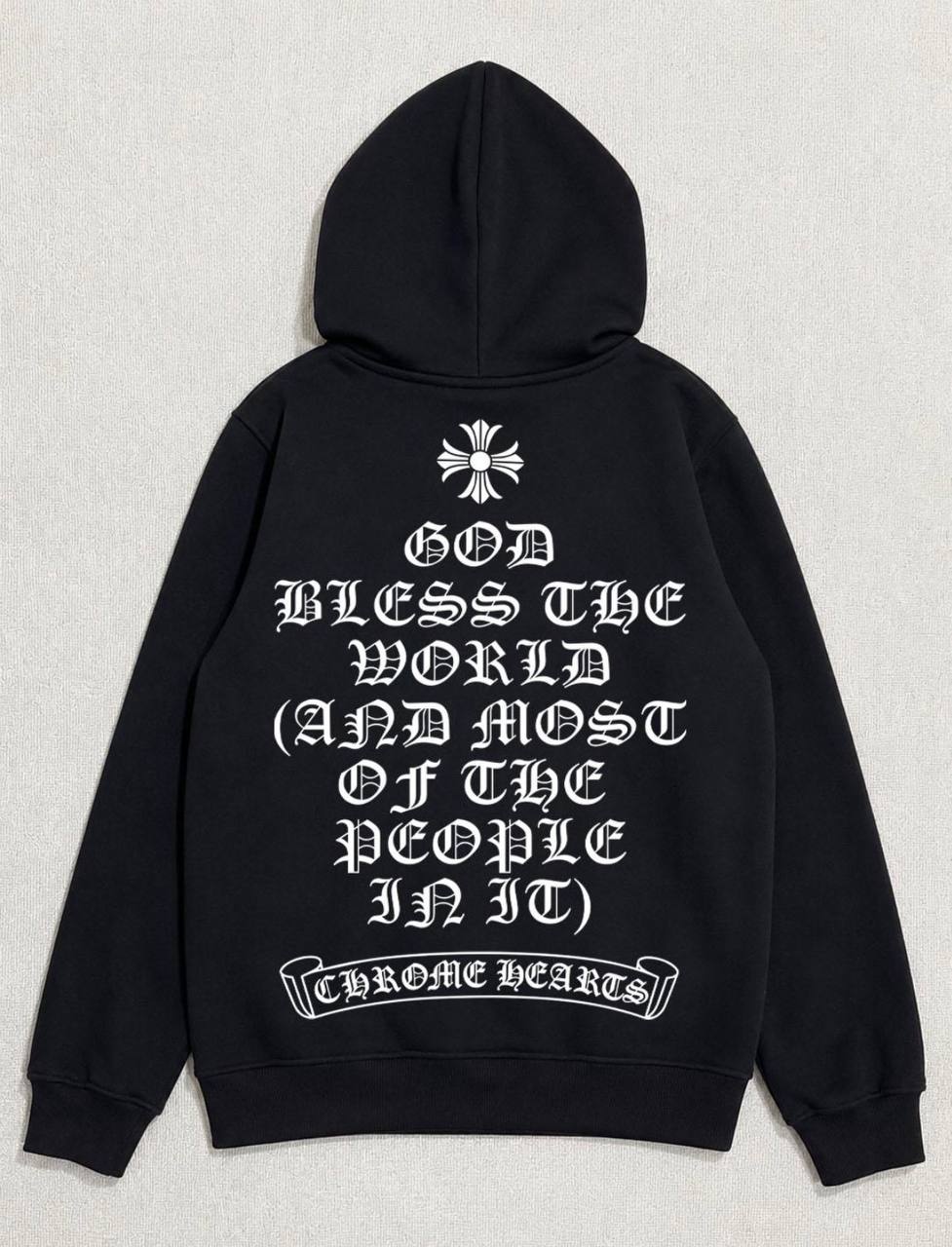 SUDADERA ZIPPER CHROME HEARTS ✨