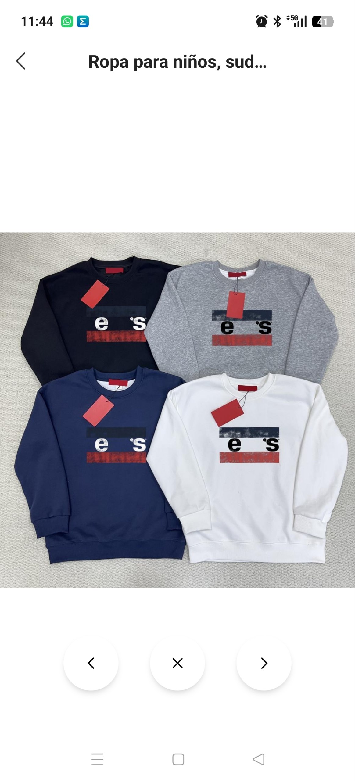 Sudadera niños Levis 14.93€‼ ✨