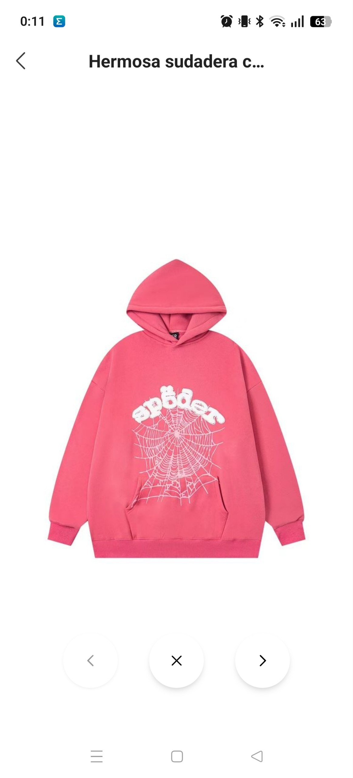 Sudadera Sp5der 29.75€‼ ✨