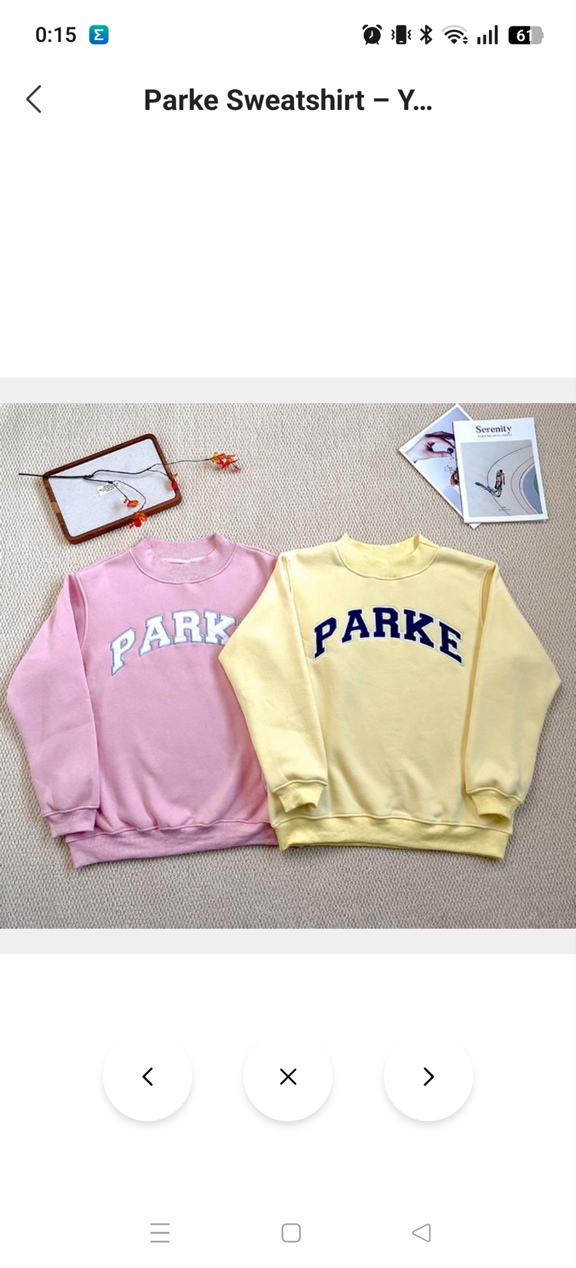 Sudadera Parke 22.17€‼ ✨