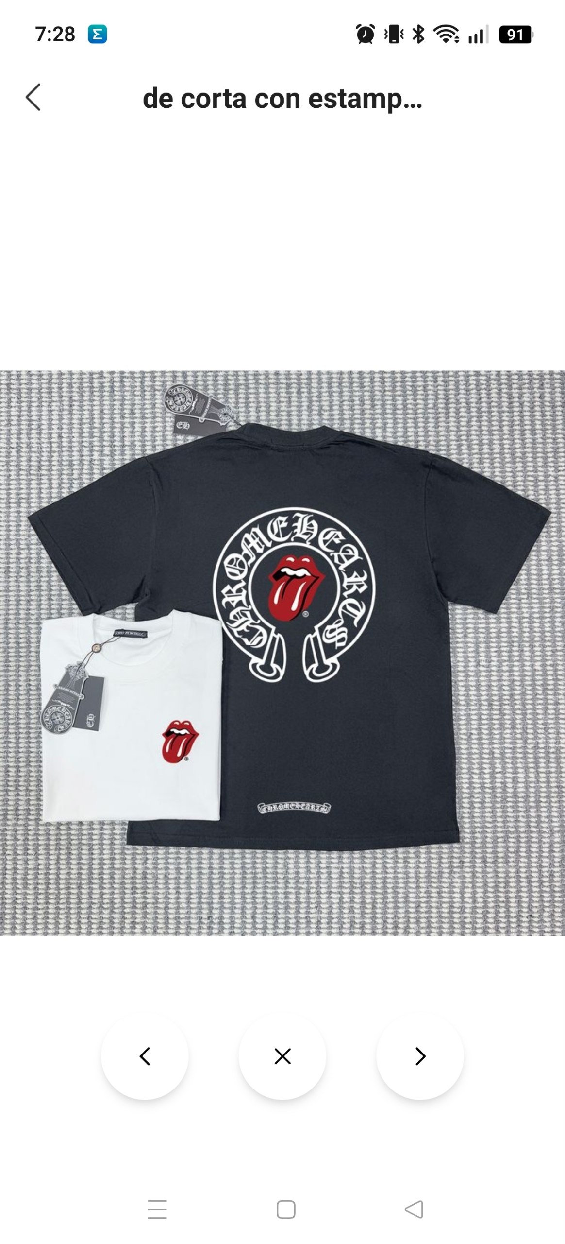 Camiseta Chrome Hearts x Rolling Stones ✨💫. 9€ ✨