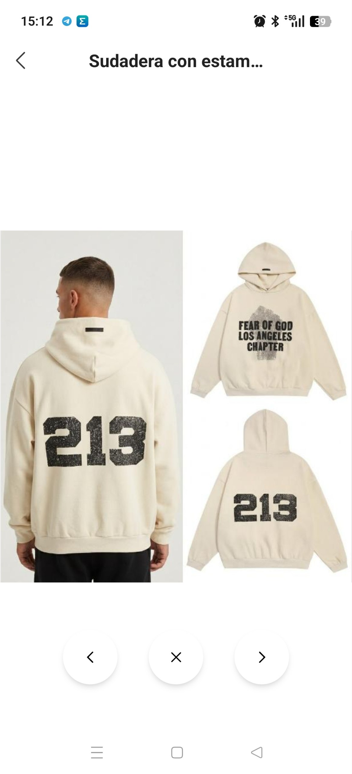Sudadera Essentials 38.21€‼ ✨