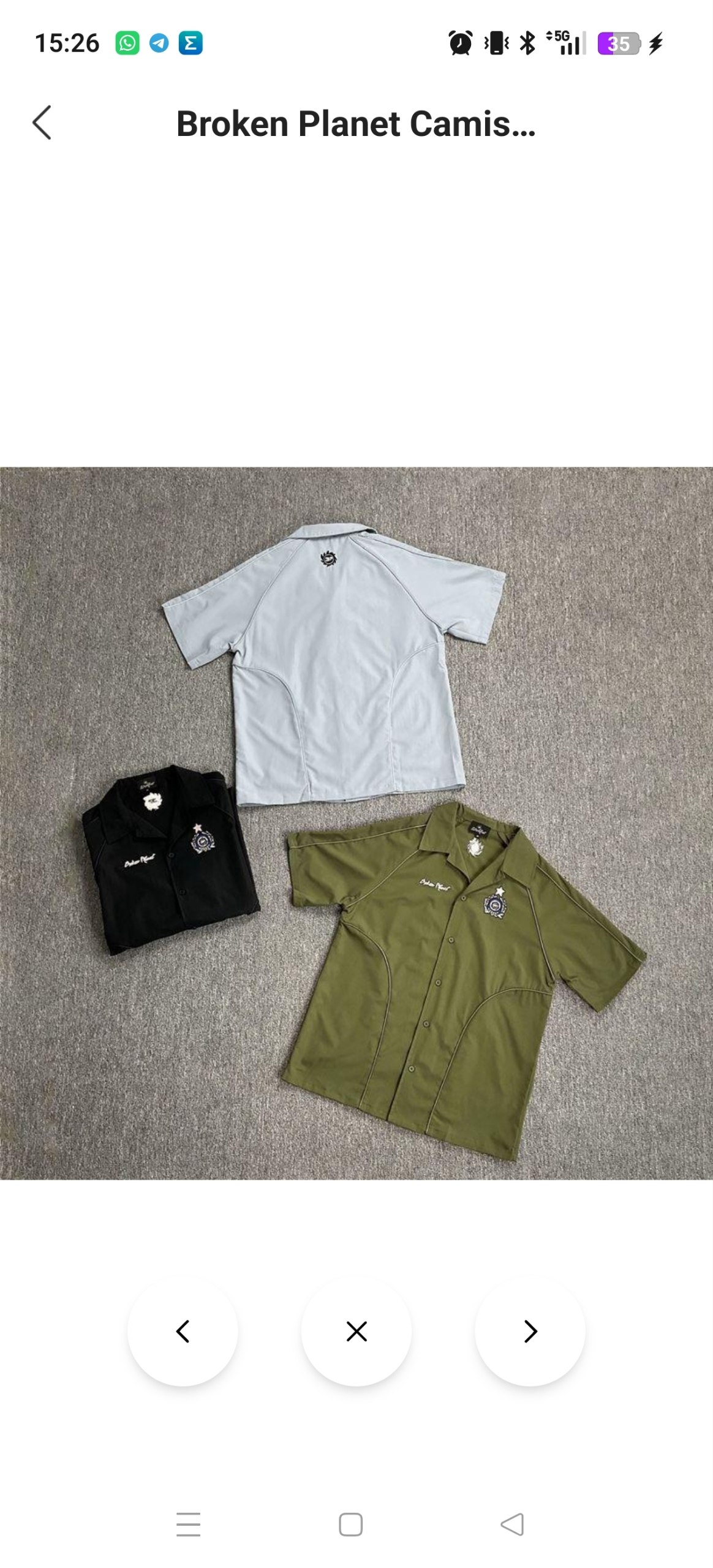 Camisa Broken Planet 35.41€‼ ✨