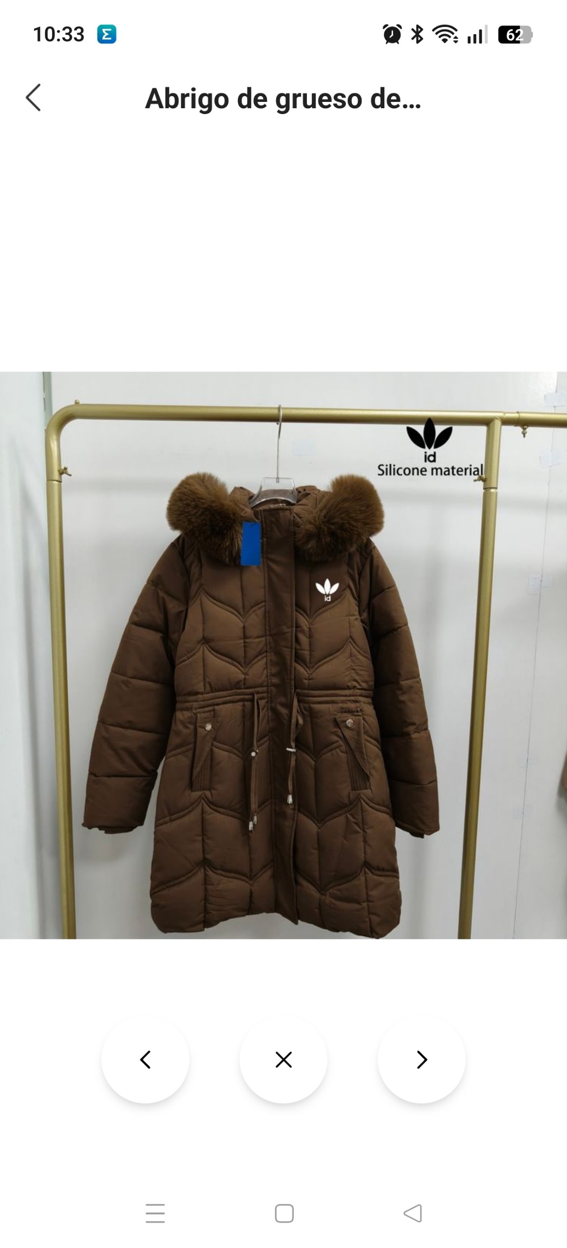 Abrigo Adidas 29.41€‼ ✨