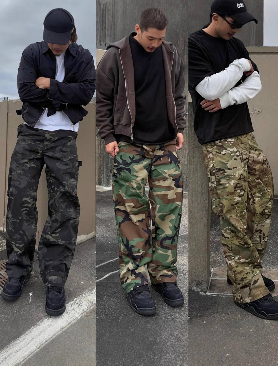 Pantalón Cargo de camuflaje ✨
