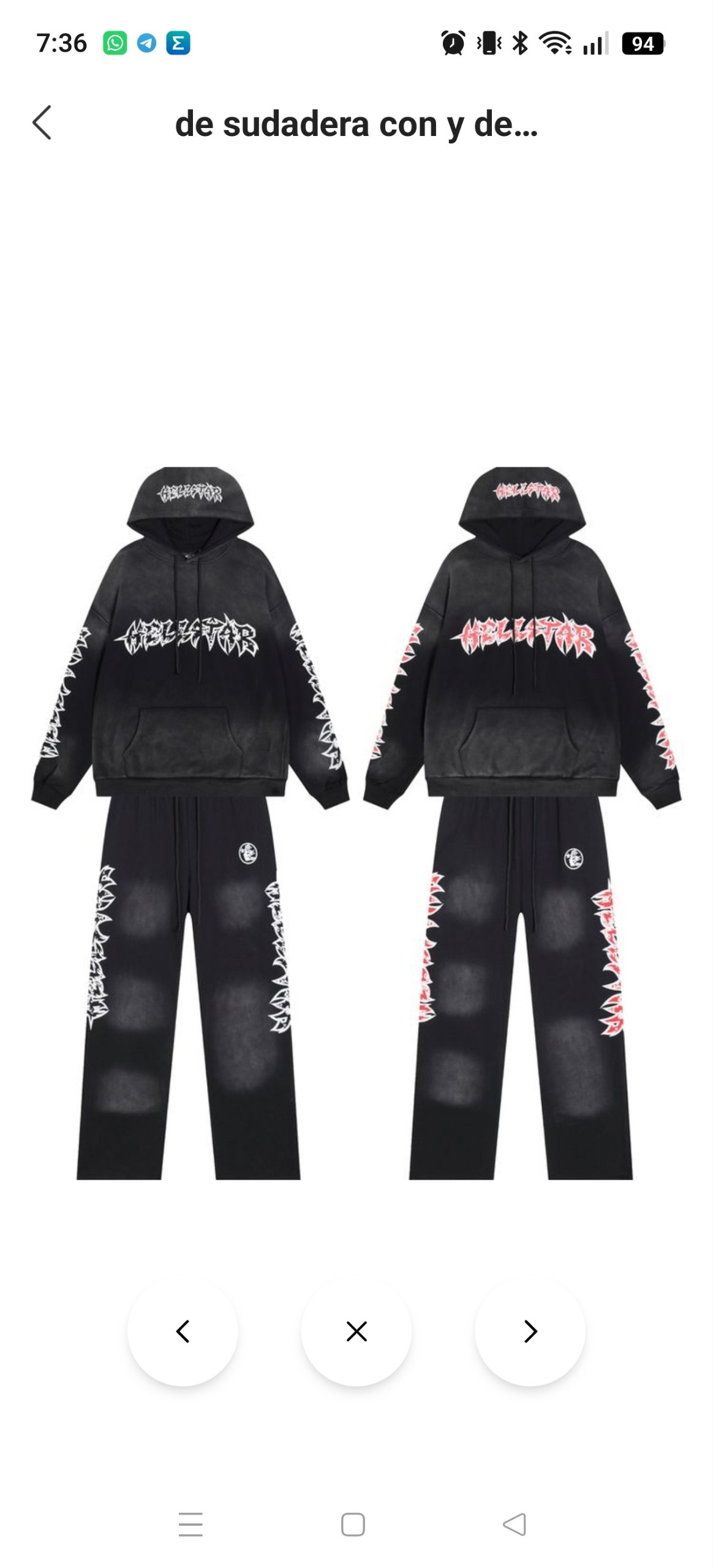 Conjunto Hellstar ( x separado) desde 33.91€‼ ✨