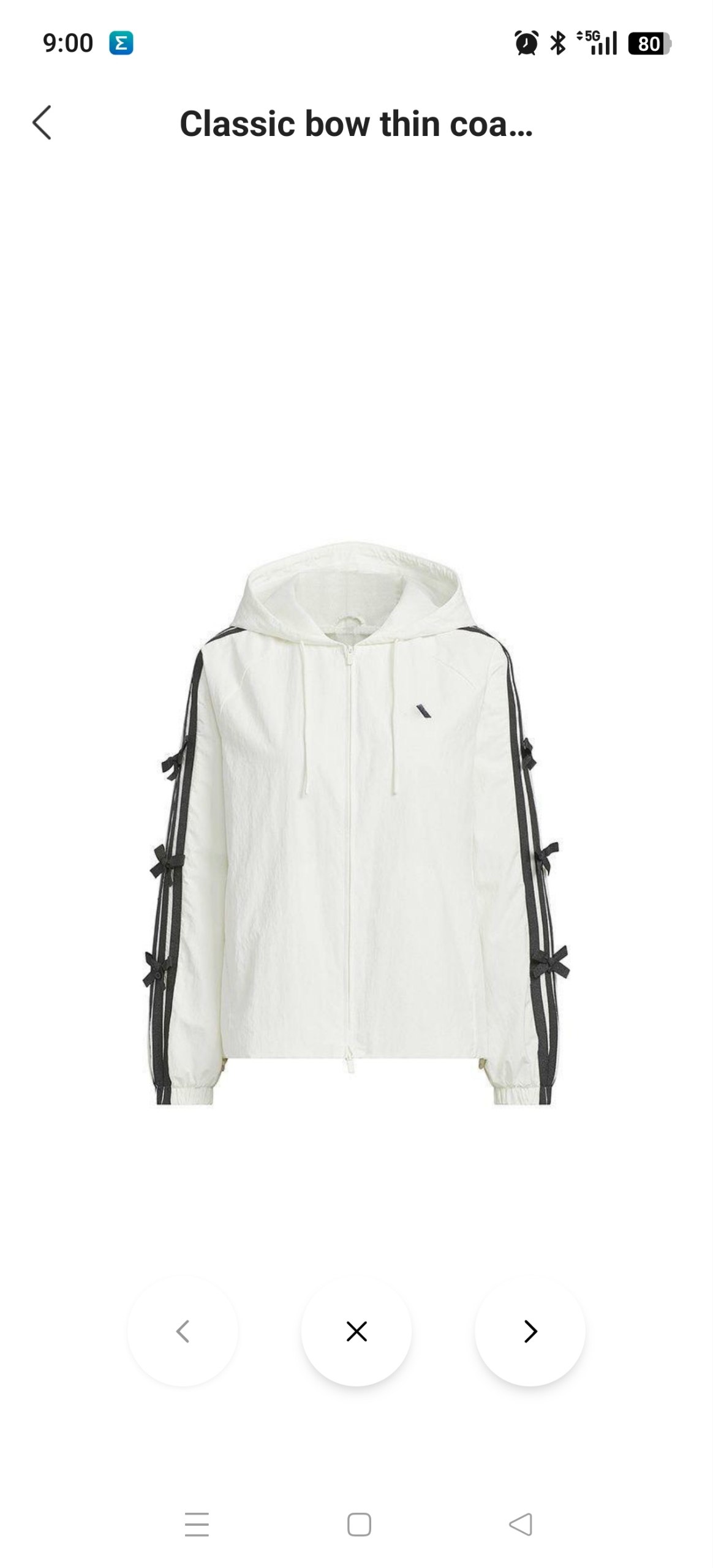 Sudadera zip lazos Adidas 29.60€‼ ✨