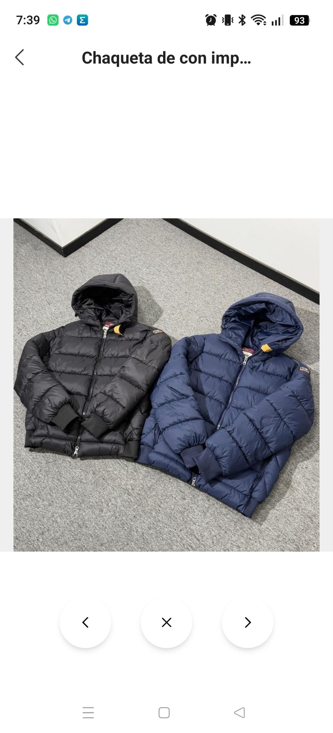 Abrigo Parajumpers 33.43€‼ ✨