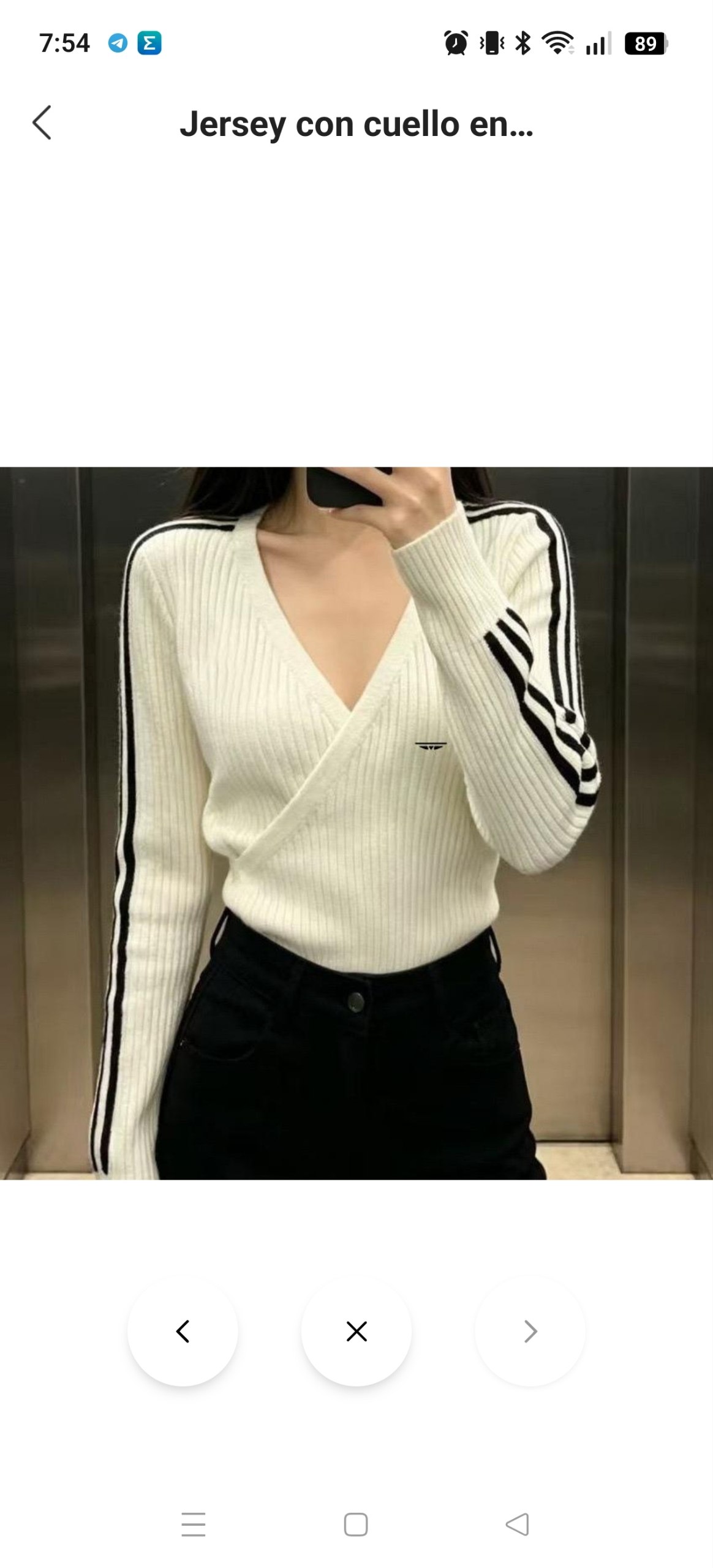 Jersey cruzado Adidas ✨