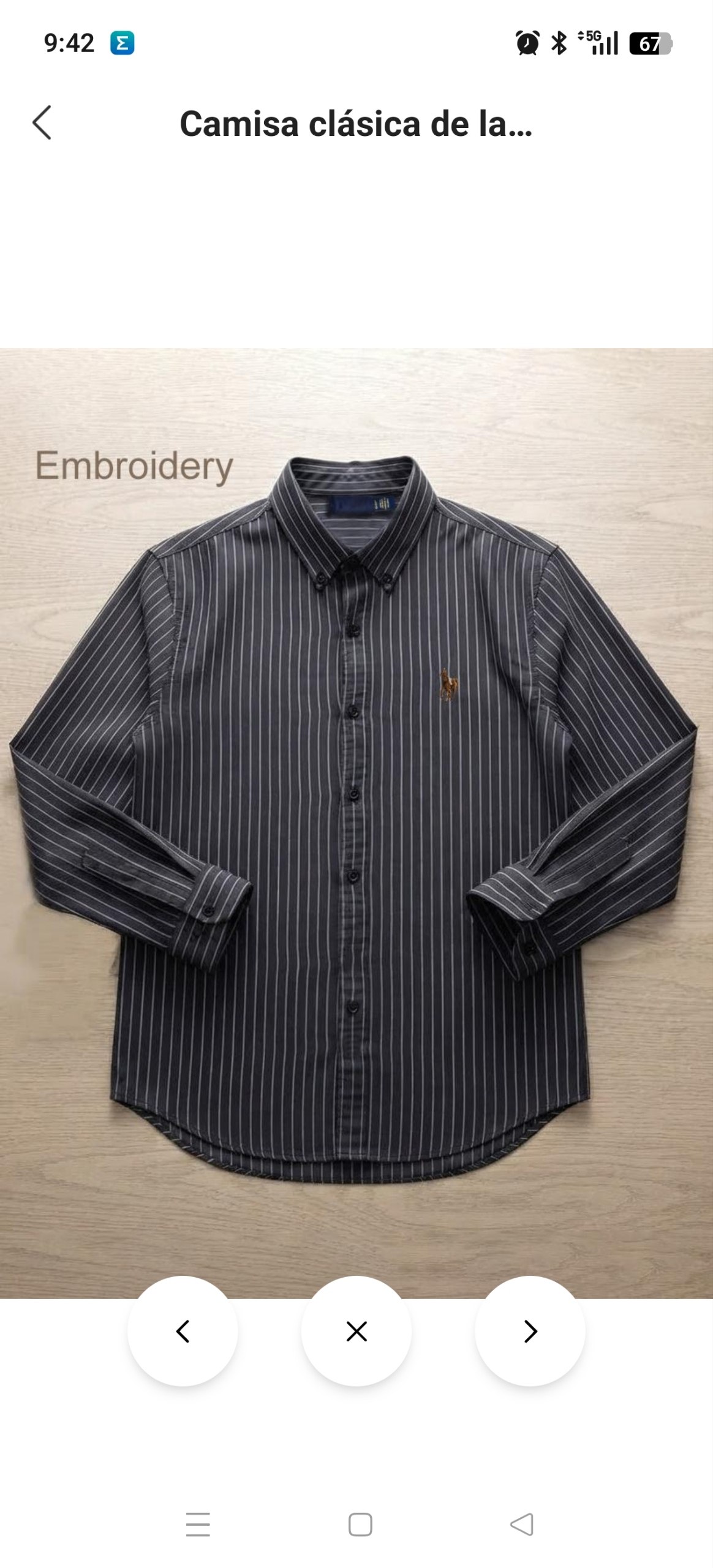 Camisa bordada Ralph Lauren 20.73€‼ ✨
