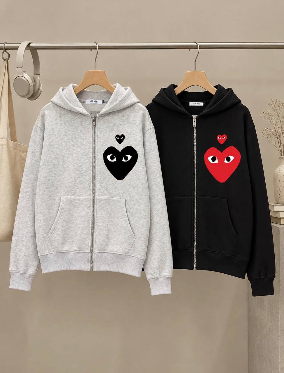 Sudadera Zip Plays commes Des Garcons ✨