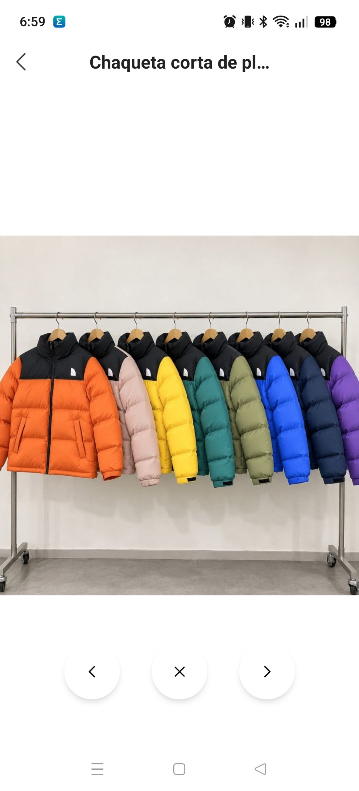Abrigo plumón The North Face 39.83€‼ ✨