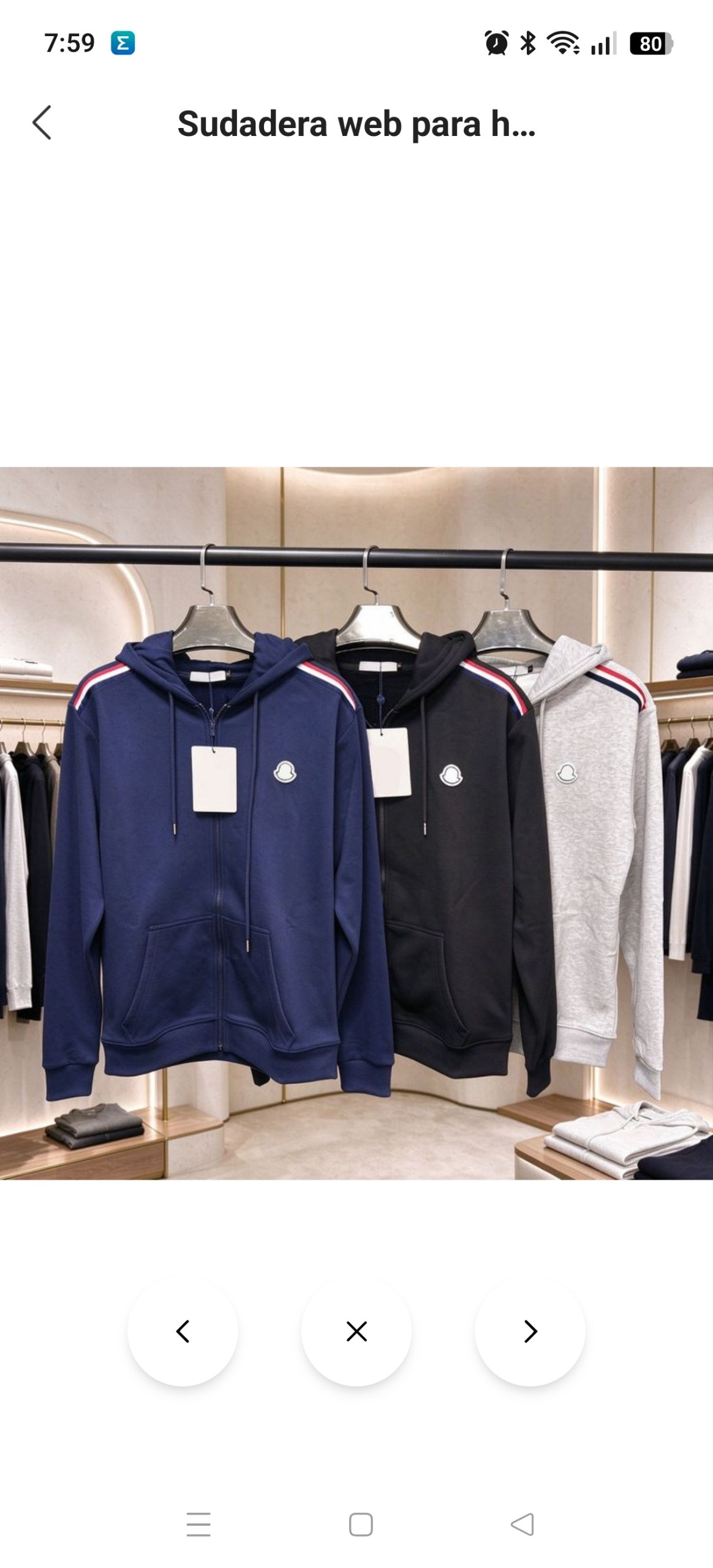 Sudadera Moncler 21.54€‼ ✨