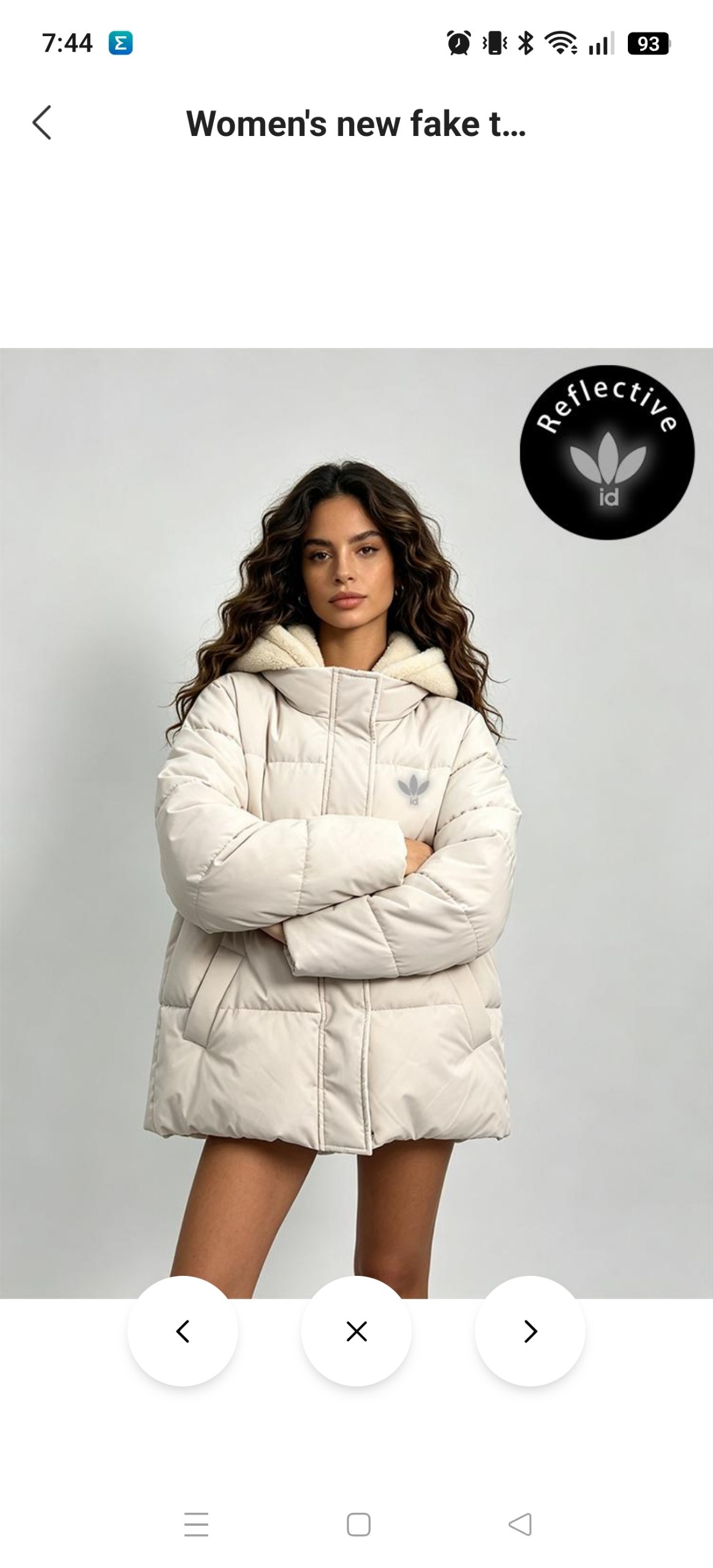 Abrigo Adidas 31.30€‼ ✨