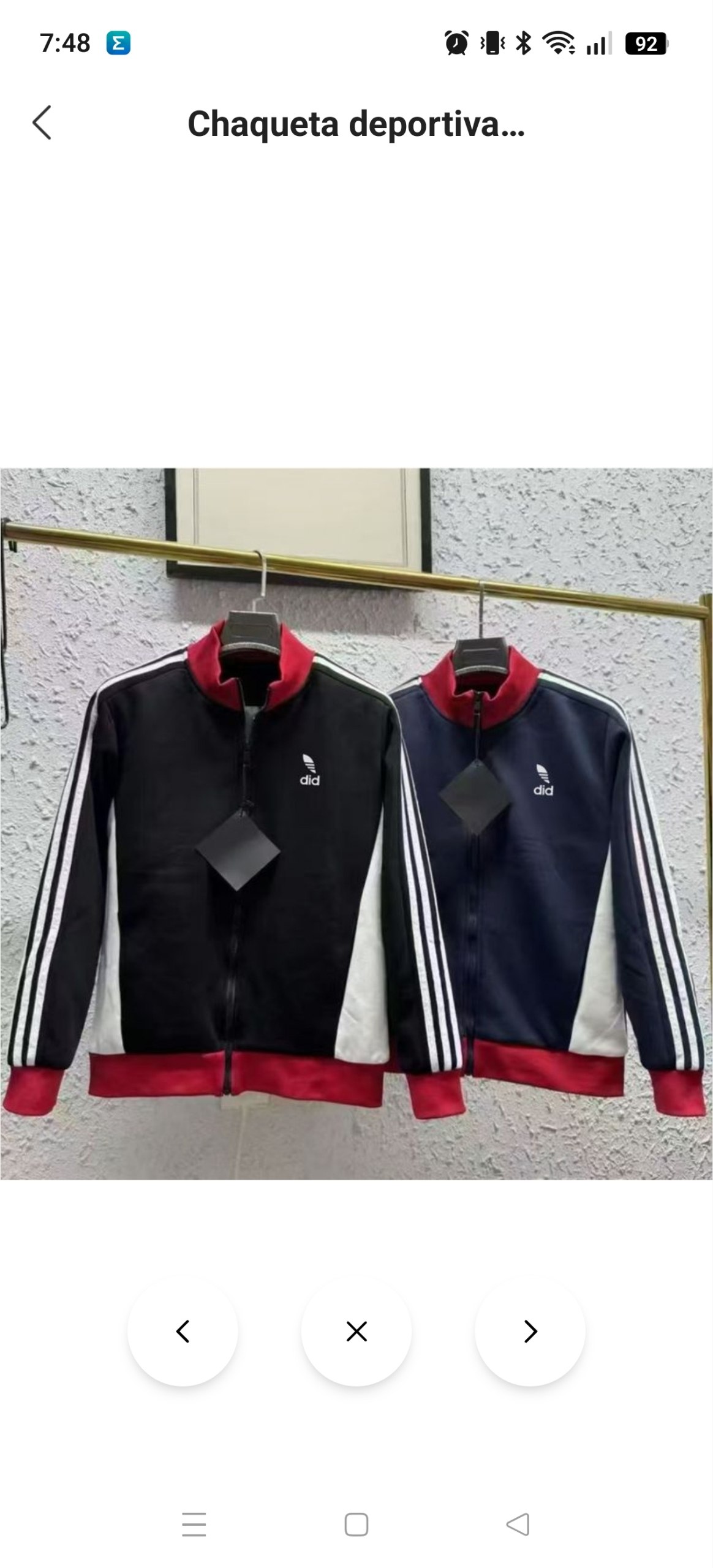 Chaqueta Adidas 45.90€‼ ✨