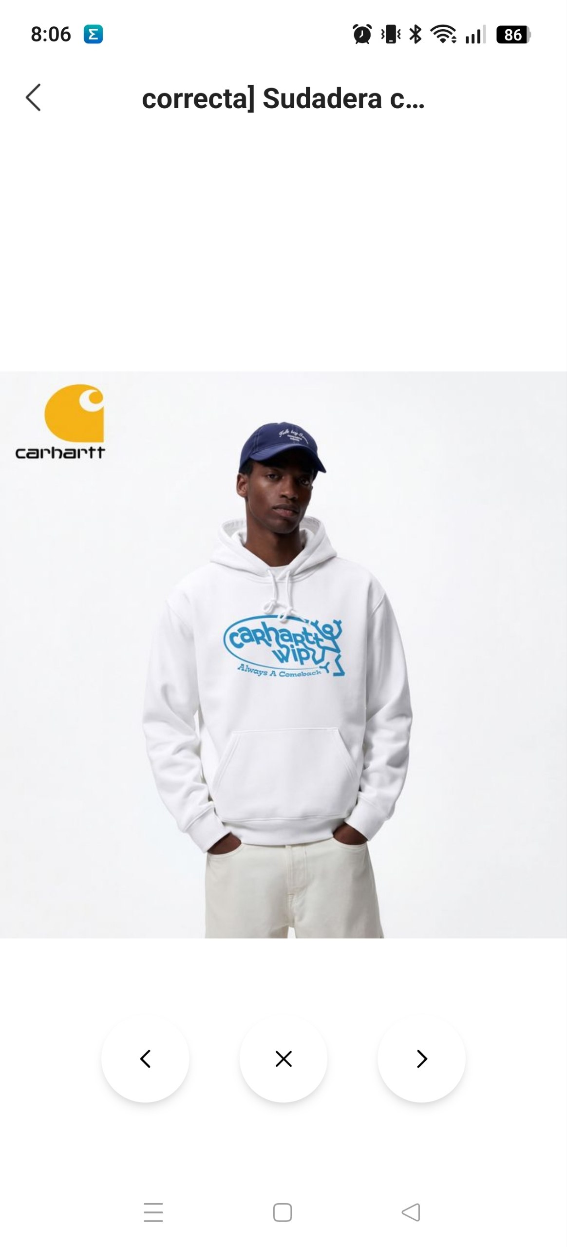 Sudadera Carhartt 18.30€‼ ✨