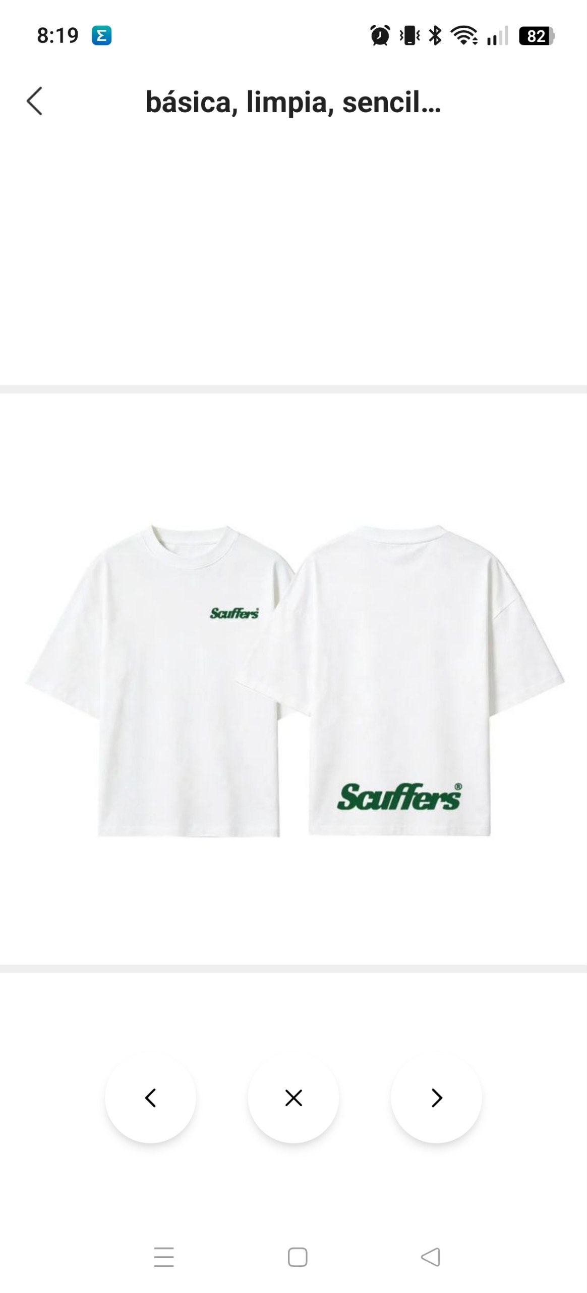 Camiseta Scuffers 17.02€‼ ✨