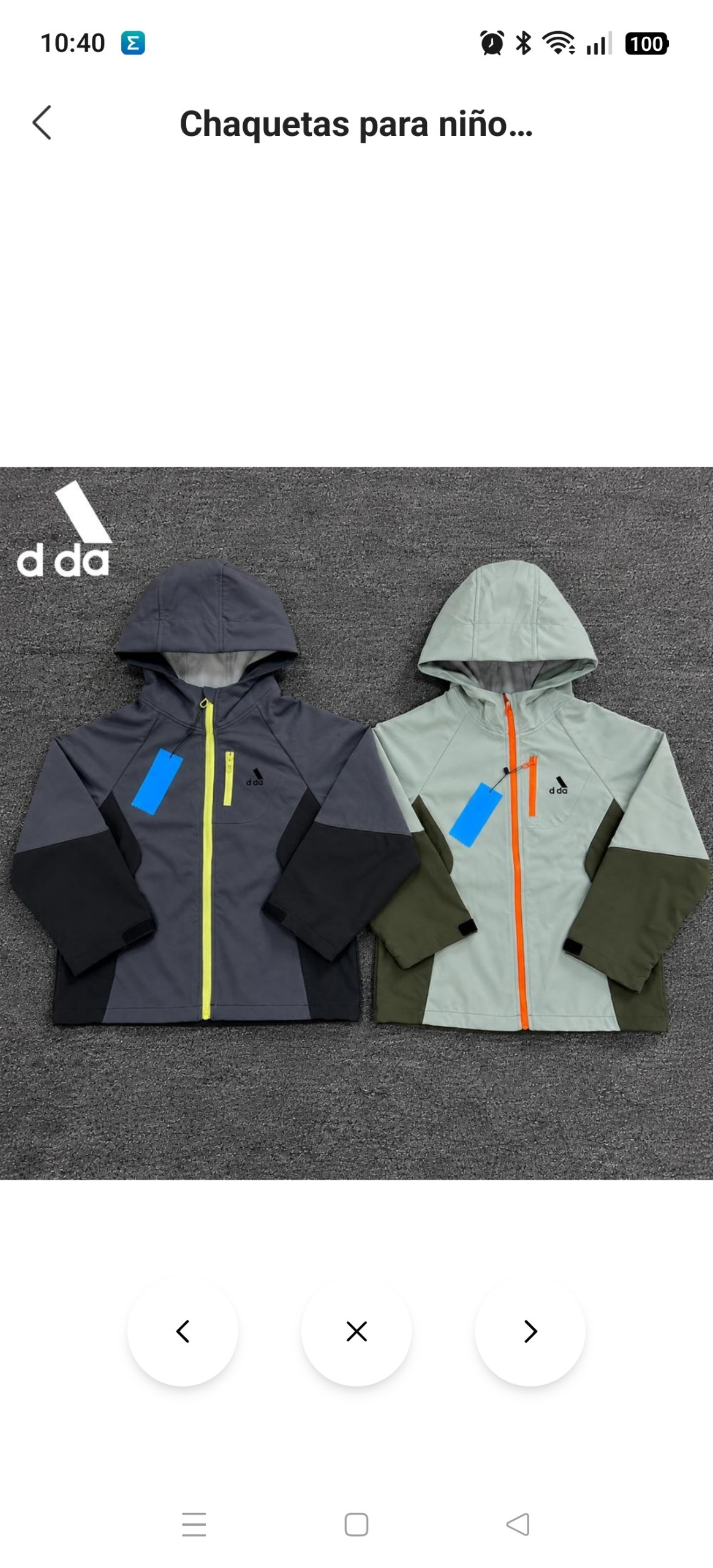 Chaqueta niños Adidas 22.96€‼ ✨