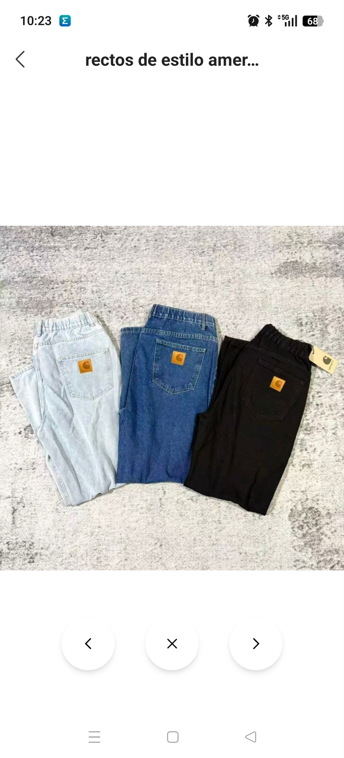 Pantalón vaquero Carhartt 29.16€‼ ✨