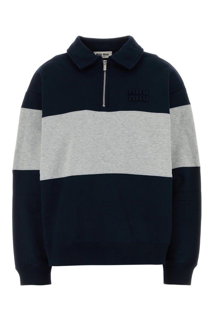 Sudadera Half Zip Miu Miu 👚 ✨