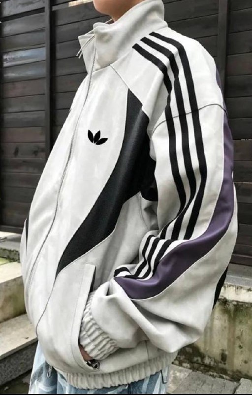 CHAQUETA CUERO ADIDAS ✨