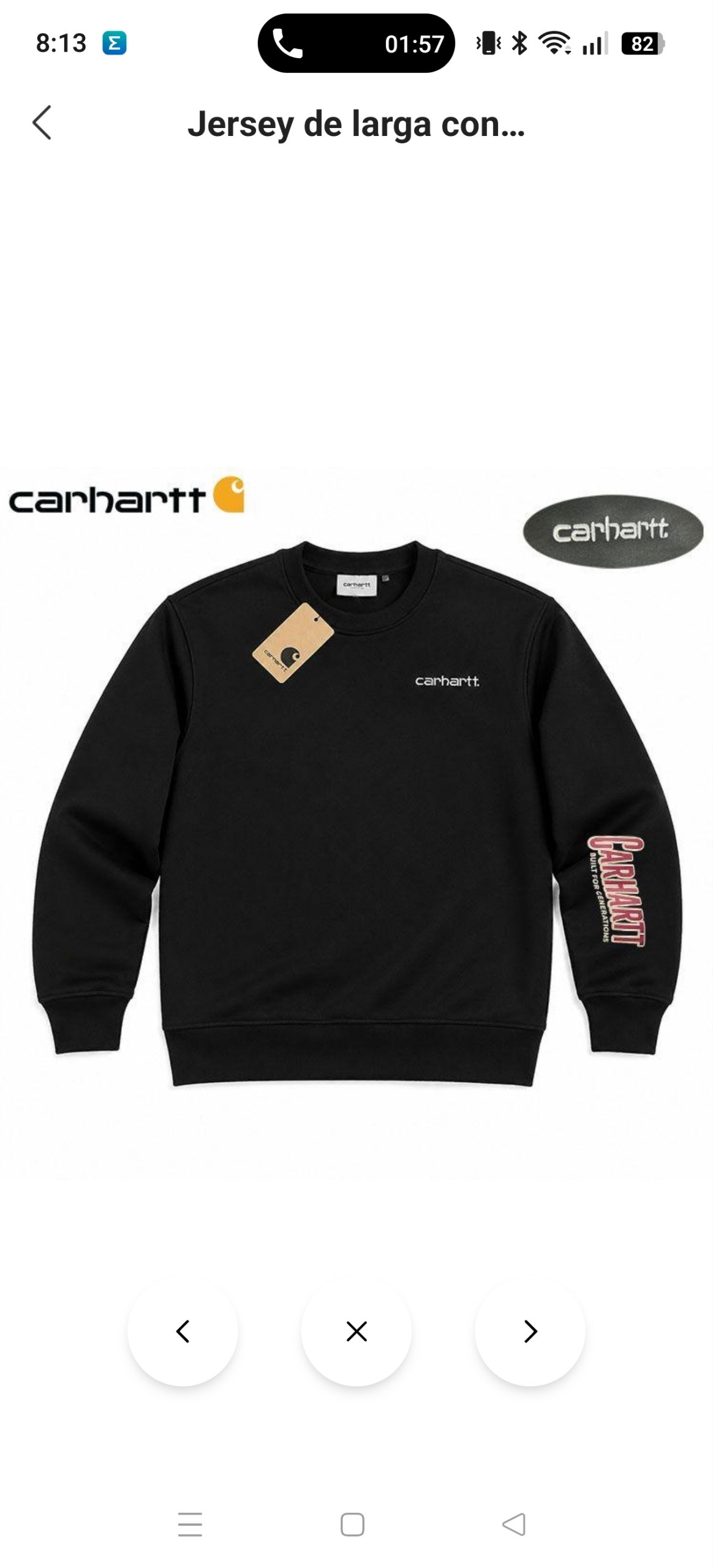 Sudadera Carhartt 14.77€‼ ✨