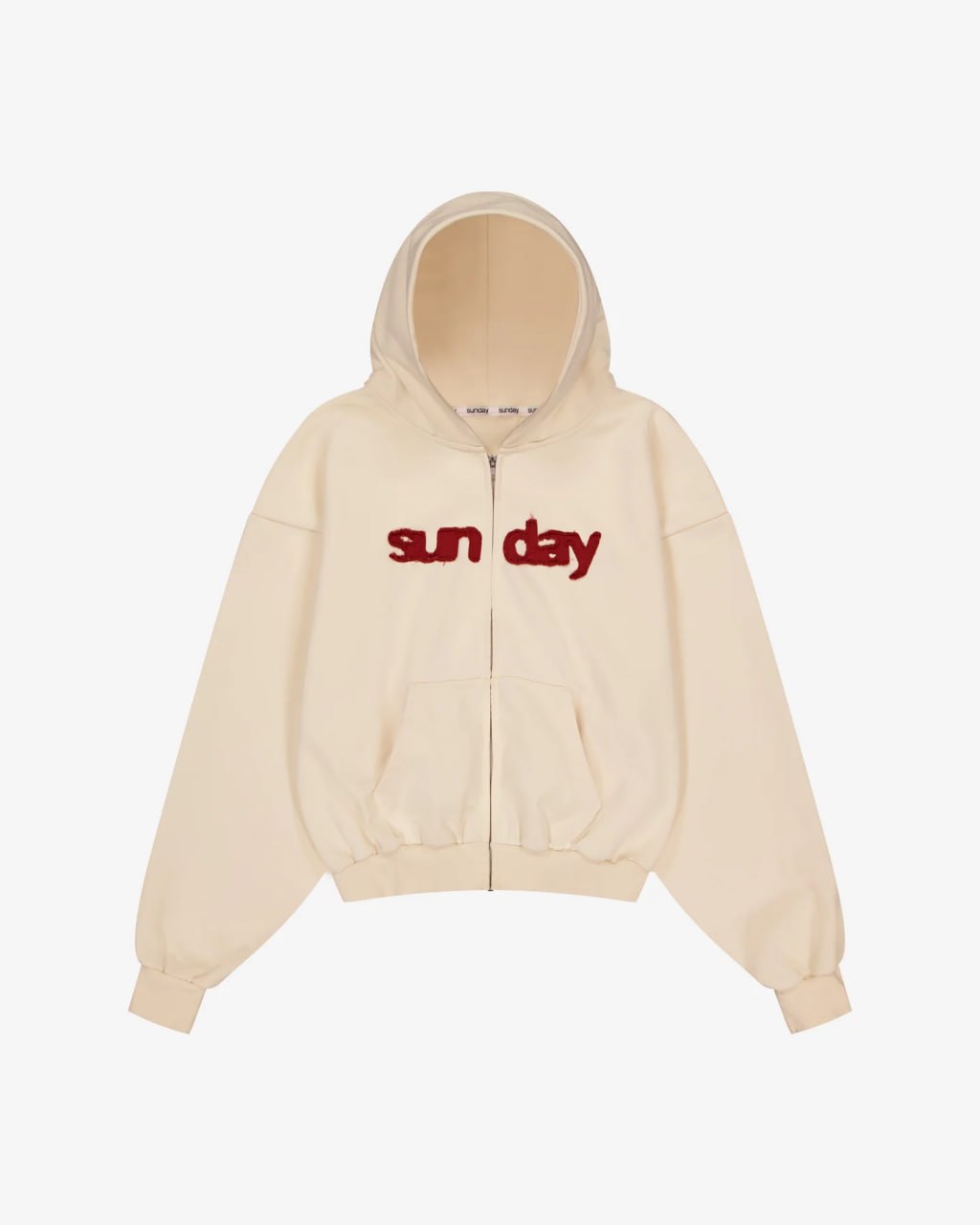 Sudadera Zip Sunday Off ☕ ✨
