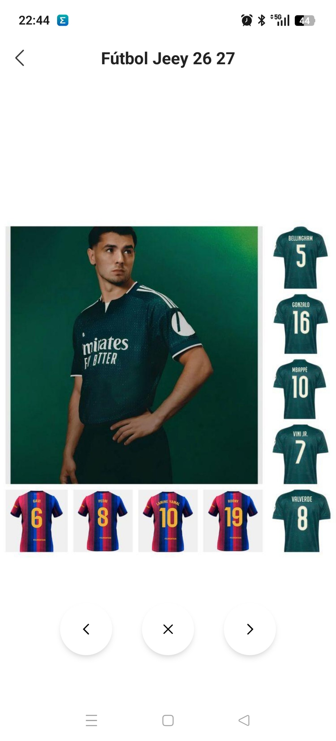 Camiseta Real Madrid y FC Barcelona jugadores 13.80€‼ ✨