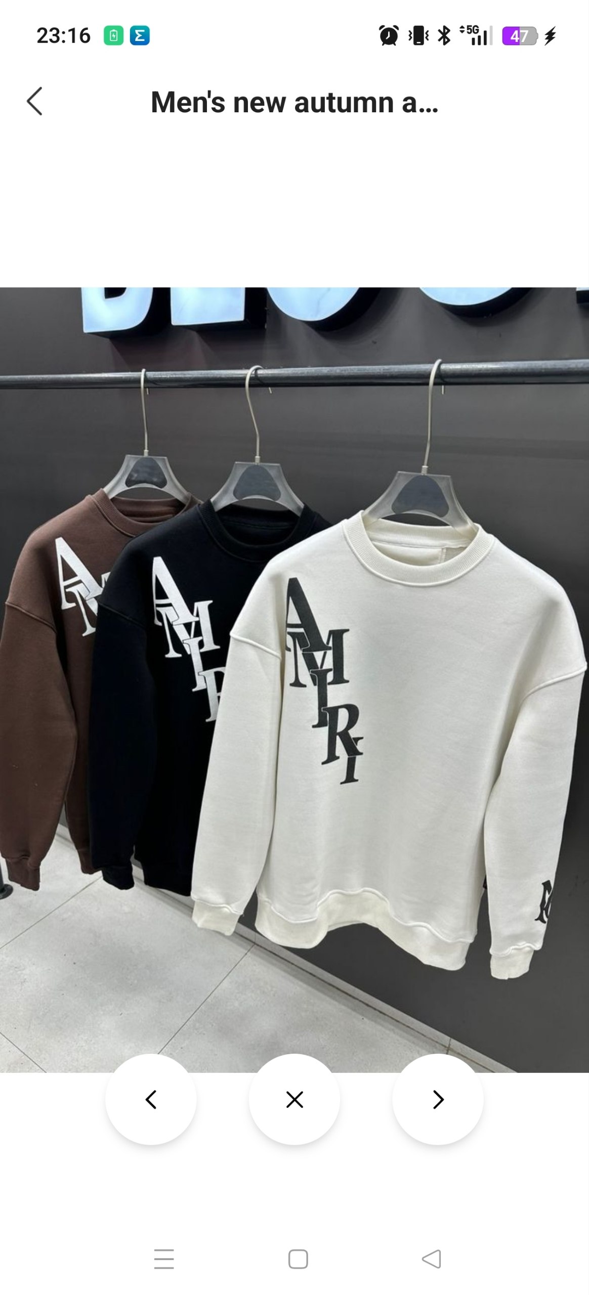 Sudadera Amiri 17.28€‼ ✨