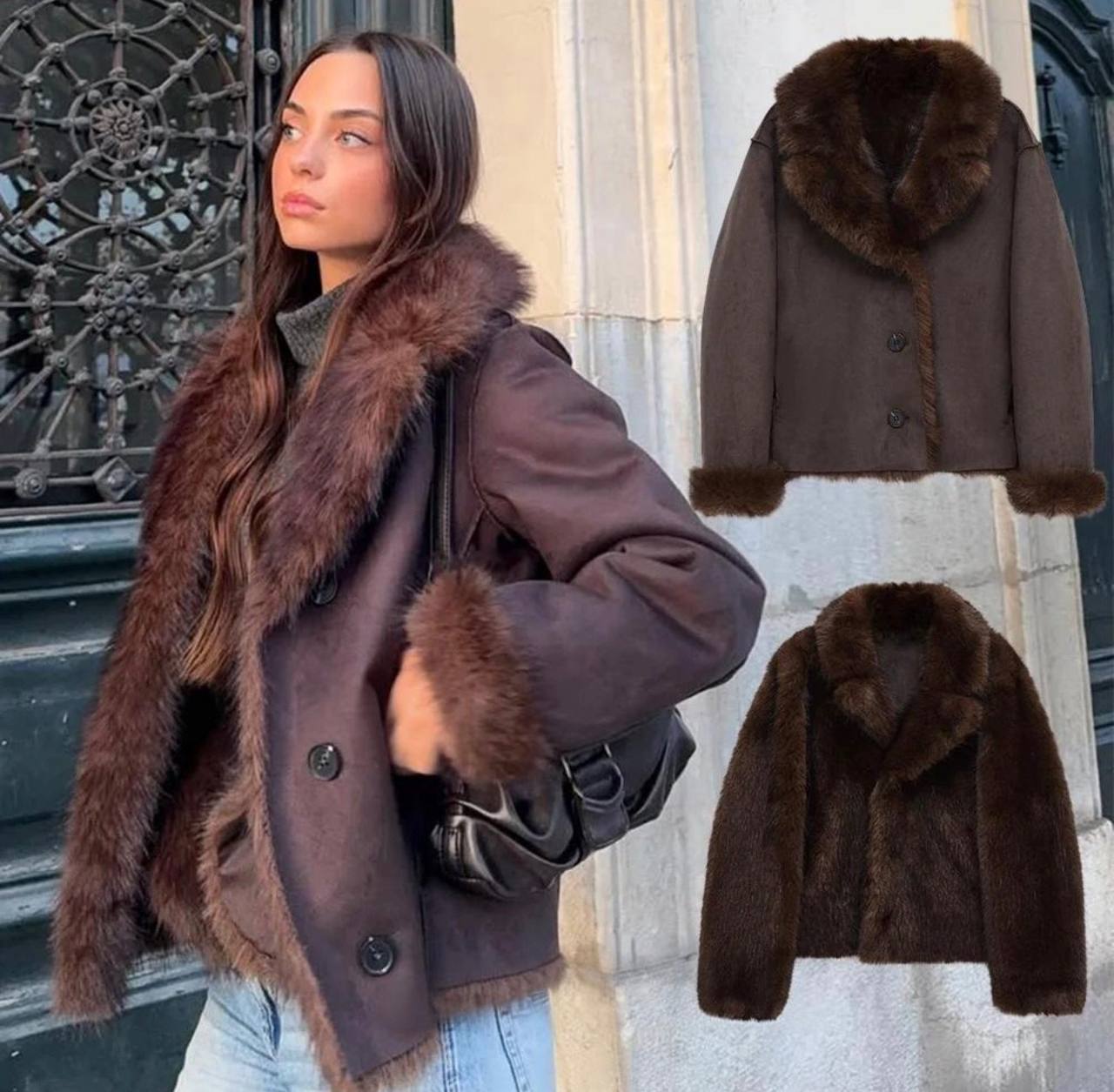 Chaqueta Zara pelito📍📍 ✨