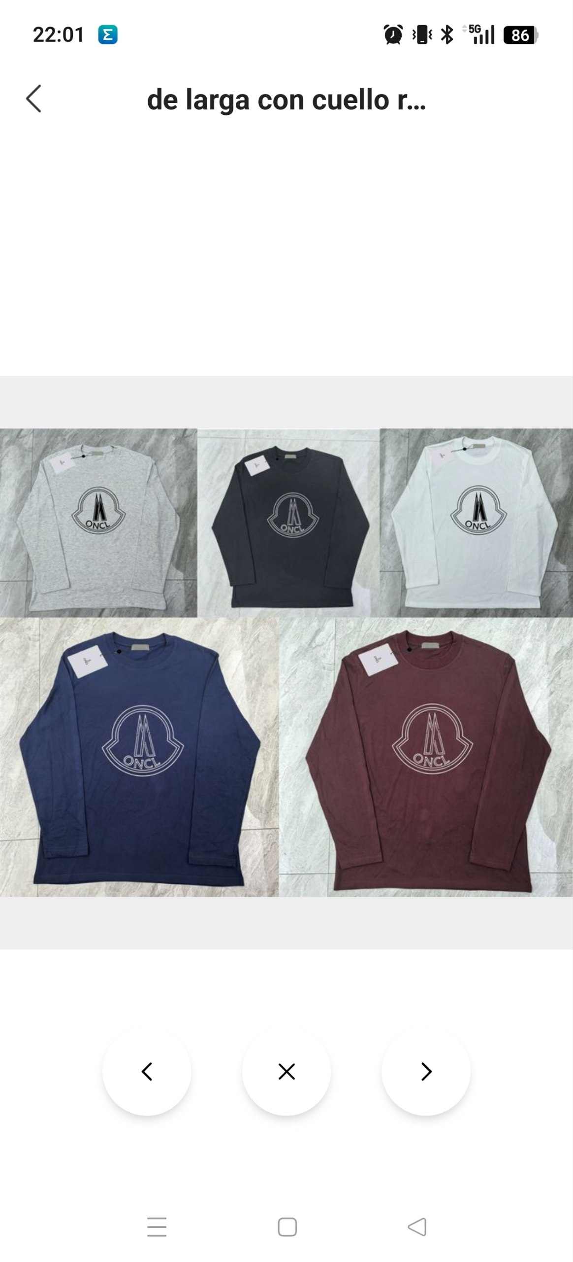 Camiseta Moncler 14.01€‼ ✨