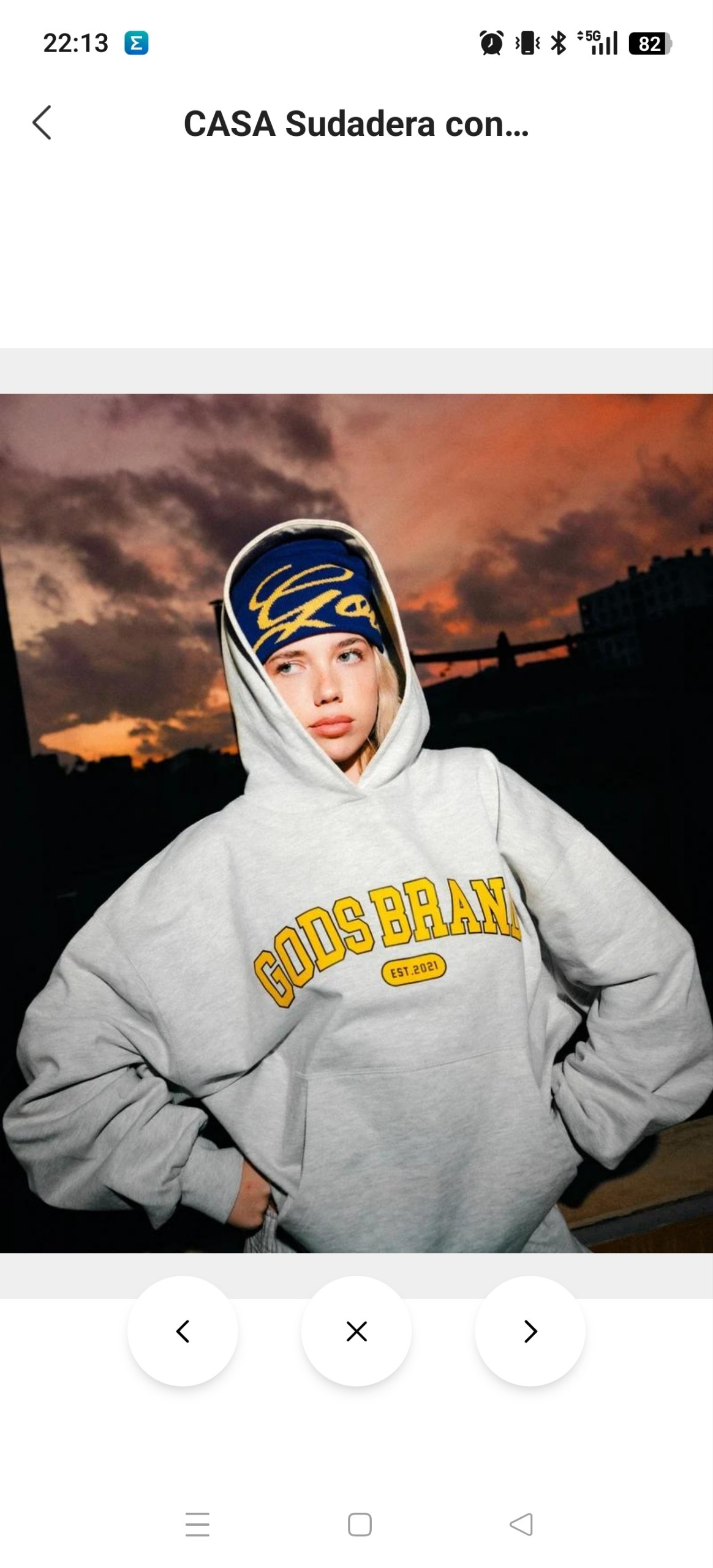 Sudadera Gods 41.14€‼ ✨