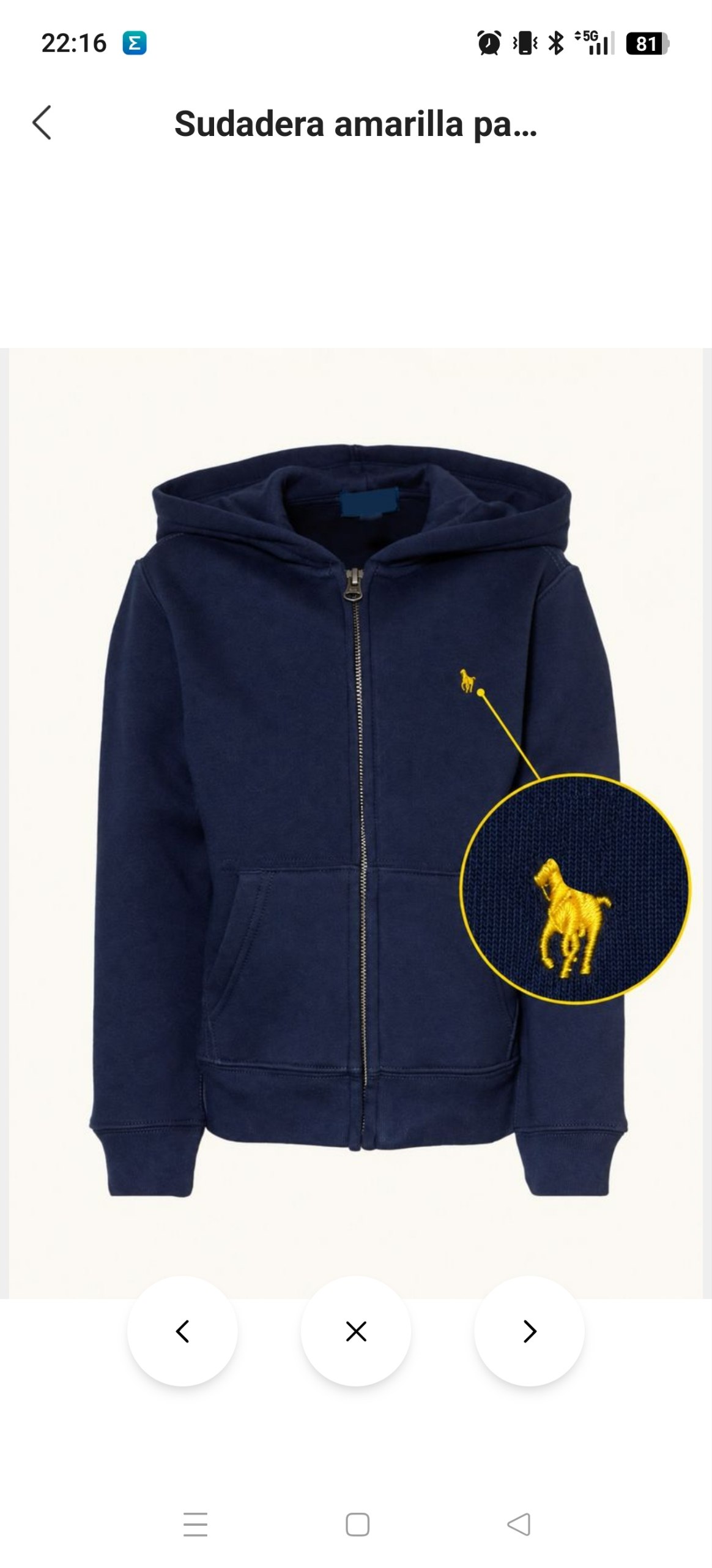 Sudadera zip Ralph Lauren 13.62€‼ ✨