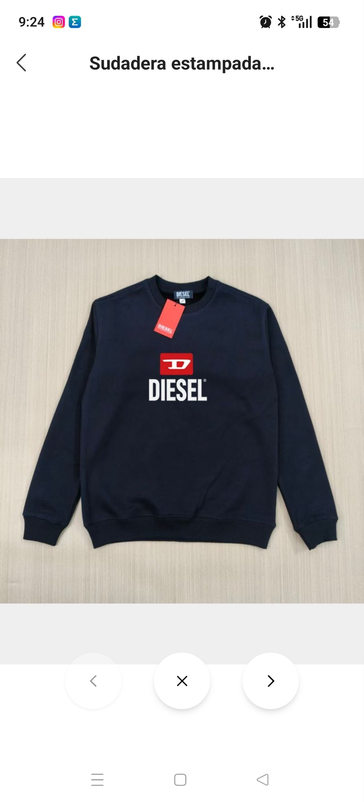 Sudadera Diesel 10.47€‼ ✨