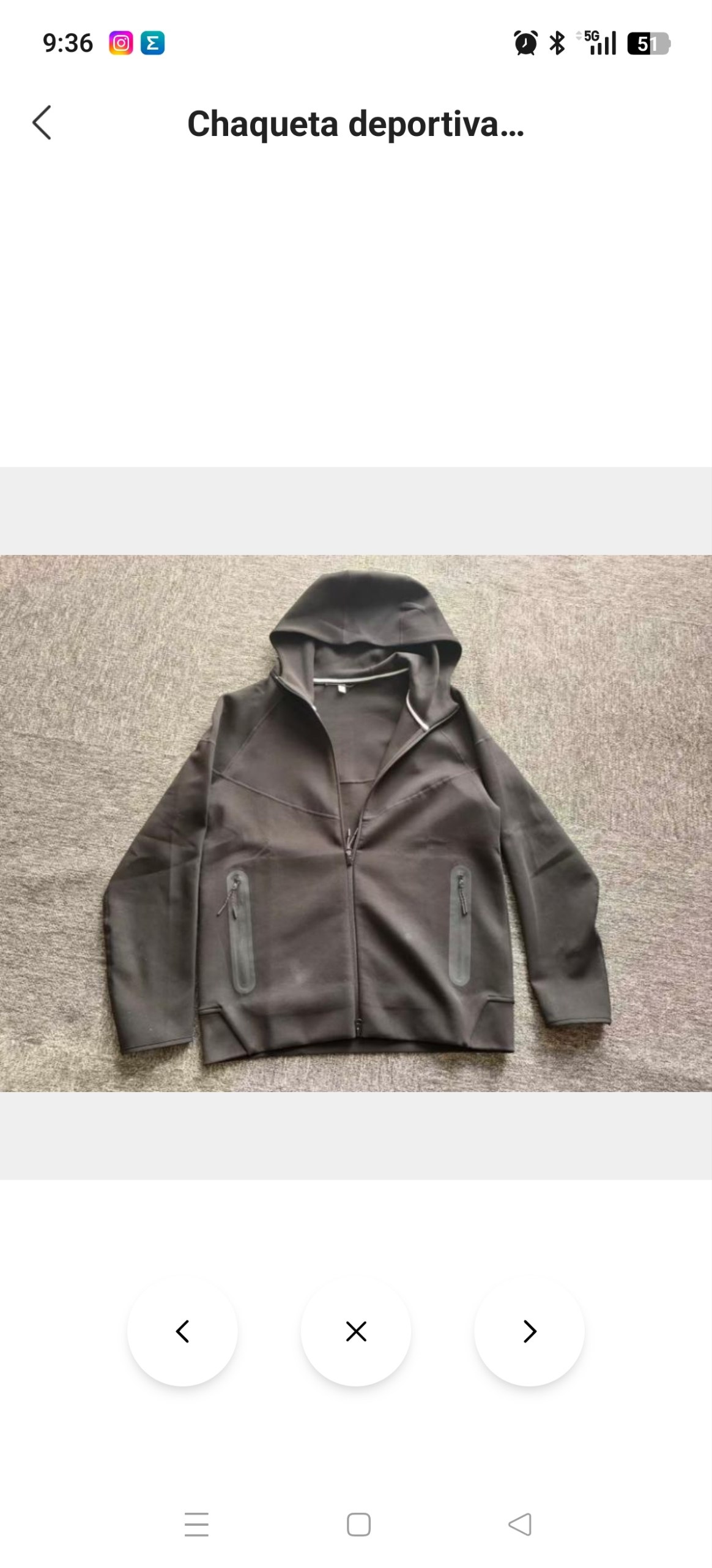 Chaqueta Nike Tech 44.27€‼ ✨